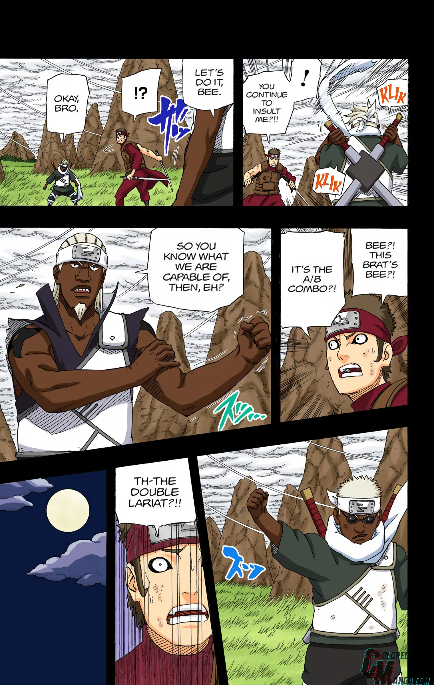 Naruto Colored Manga Online, chapter 542, page 7
