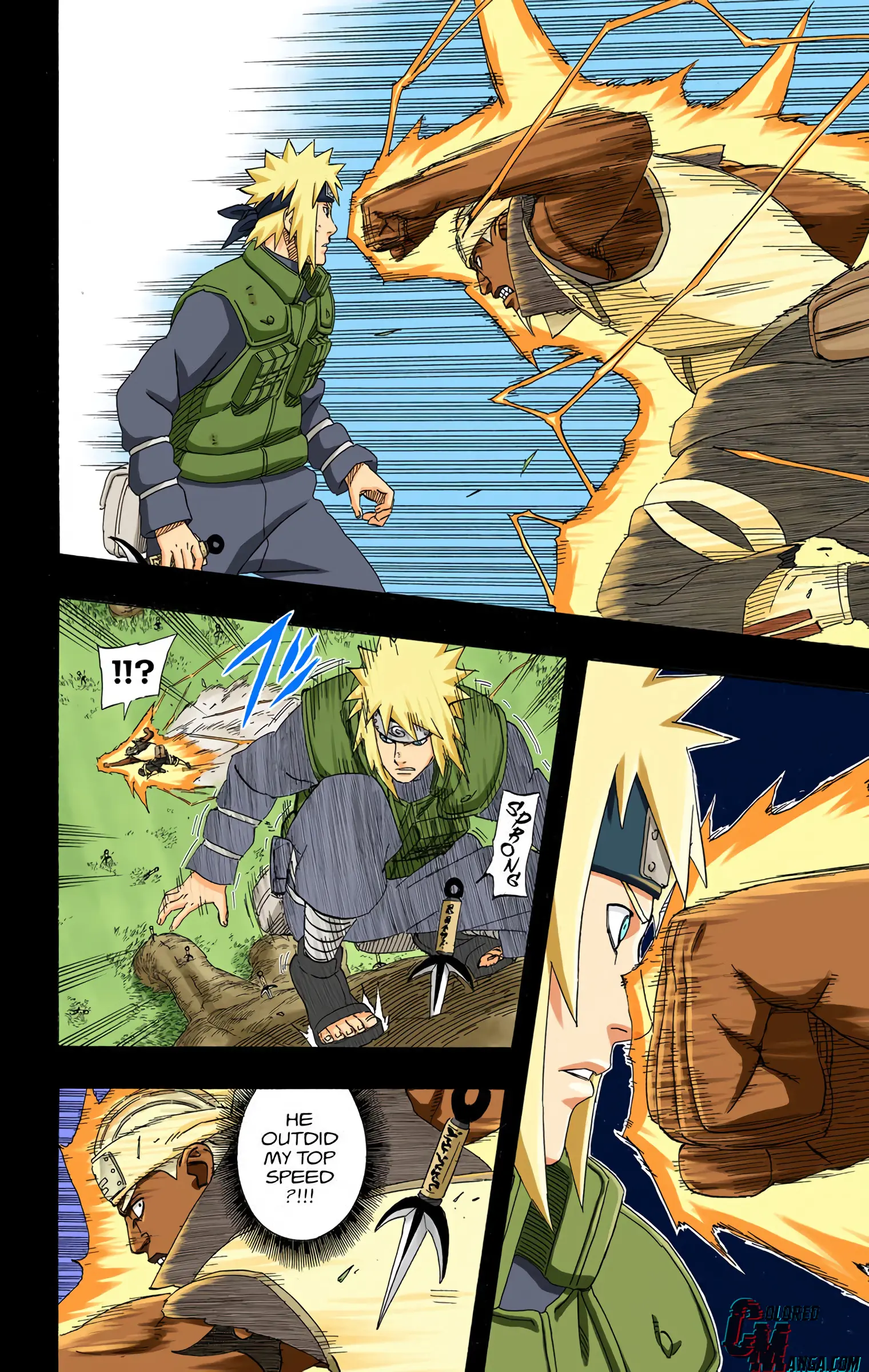 Naruto Colored Manga Online, chapter 542, page 14