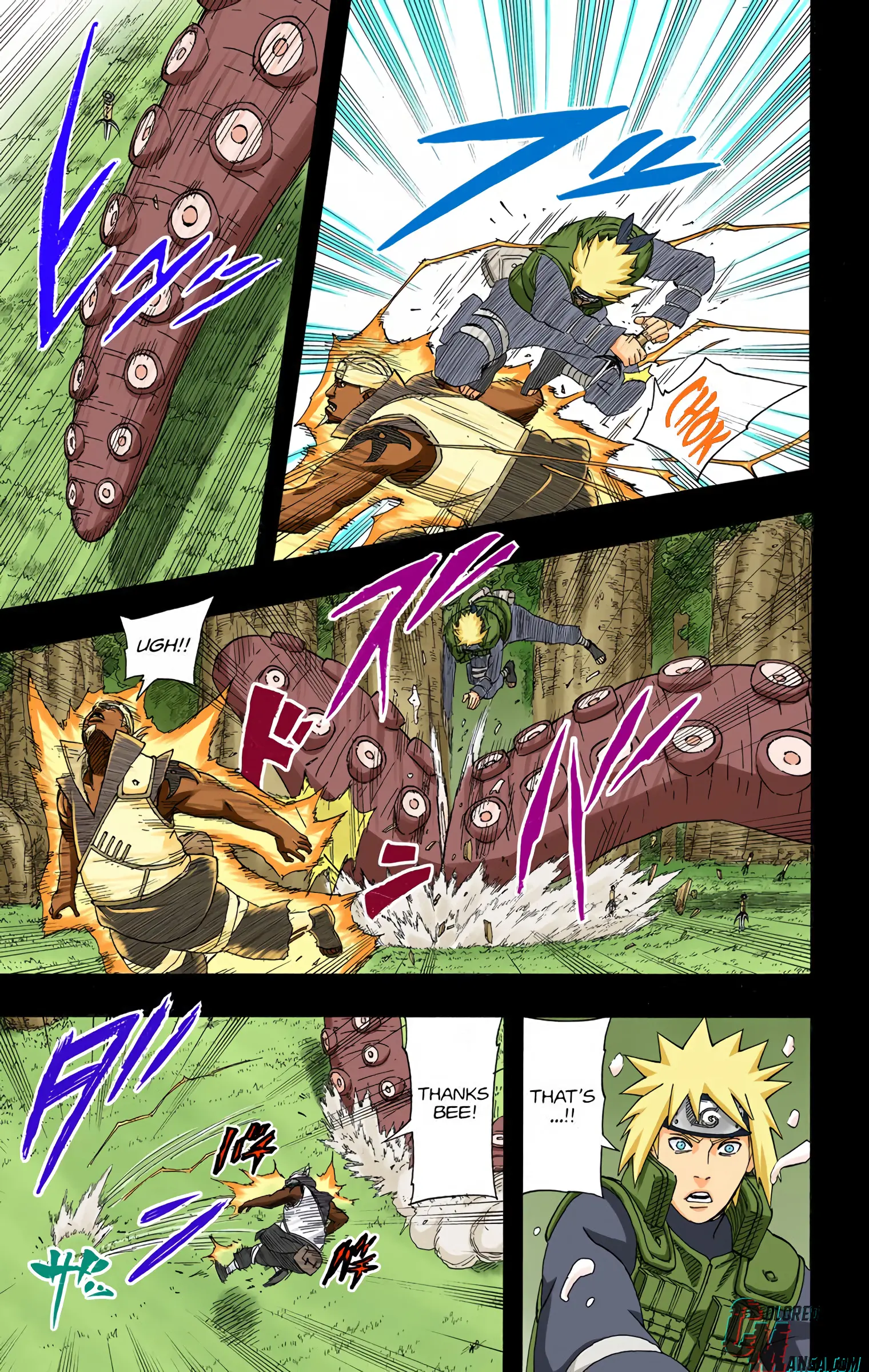 Naruto Colored Manga Online, chapter 542, page 15