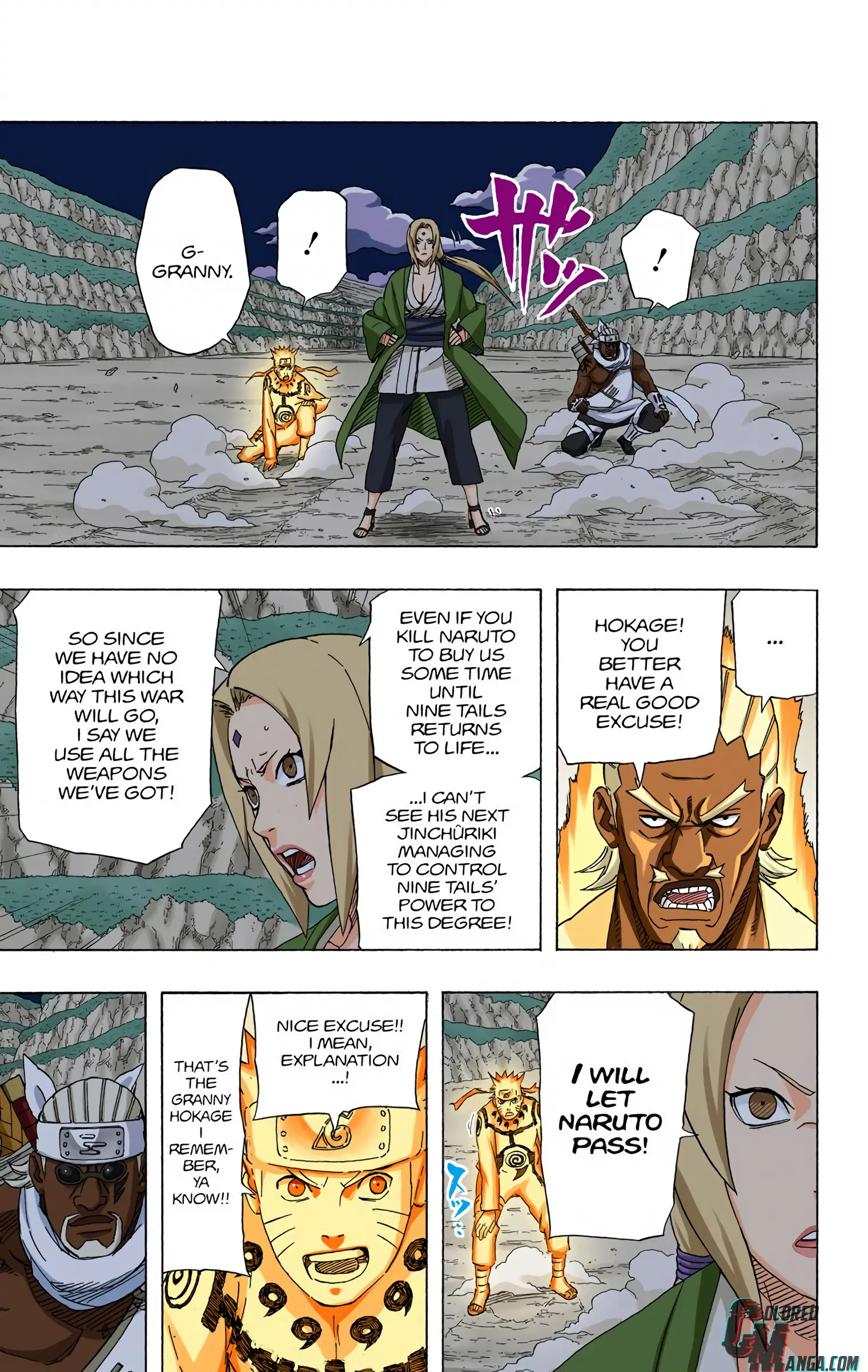 Naruto Colored Manga Online, chapter 543, page 9