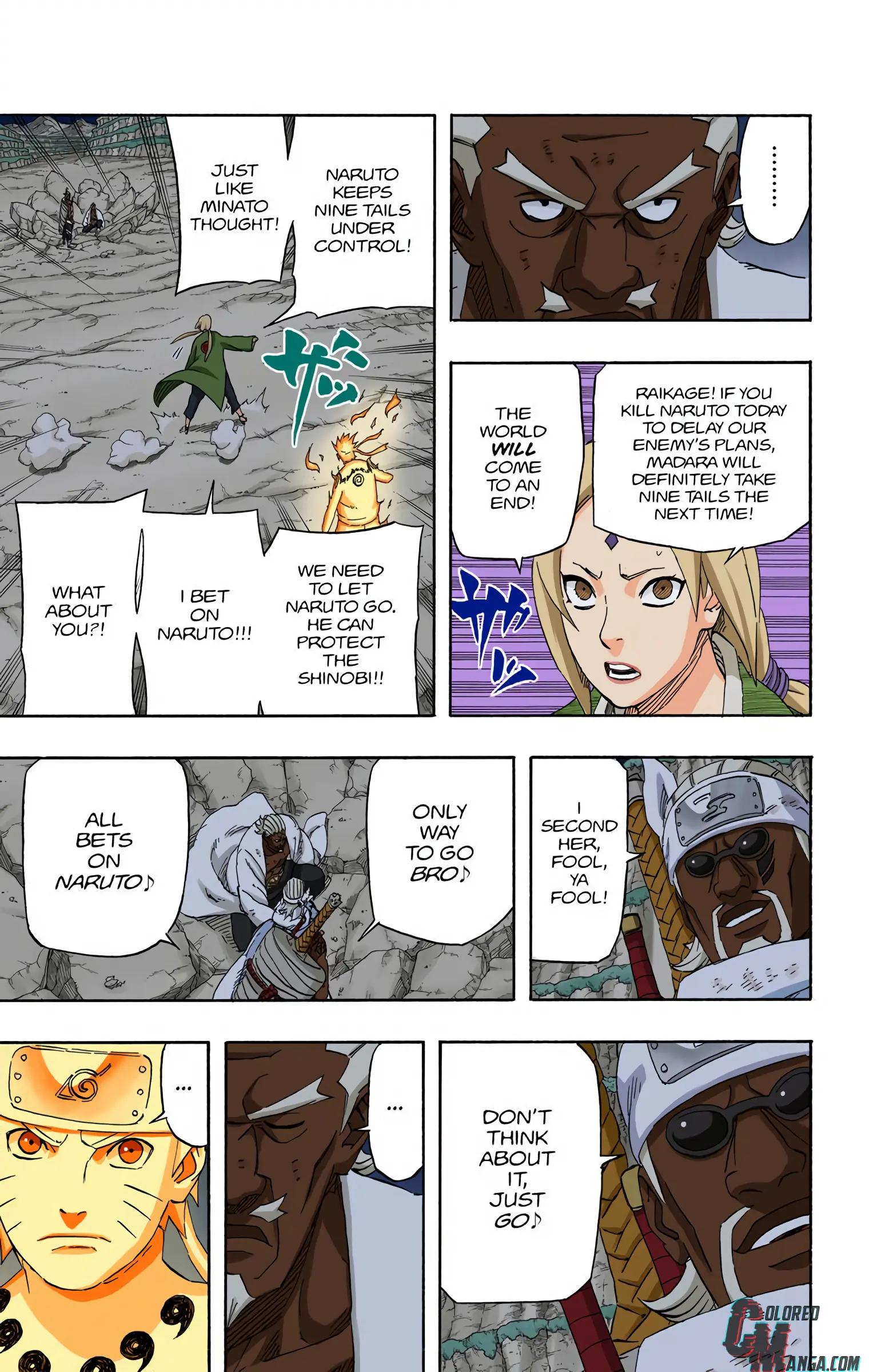 Naruto Colored Manga Online, chapter 544, page 9