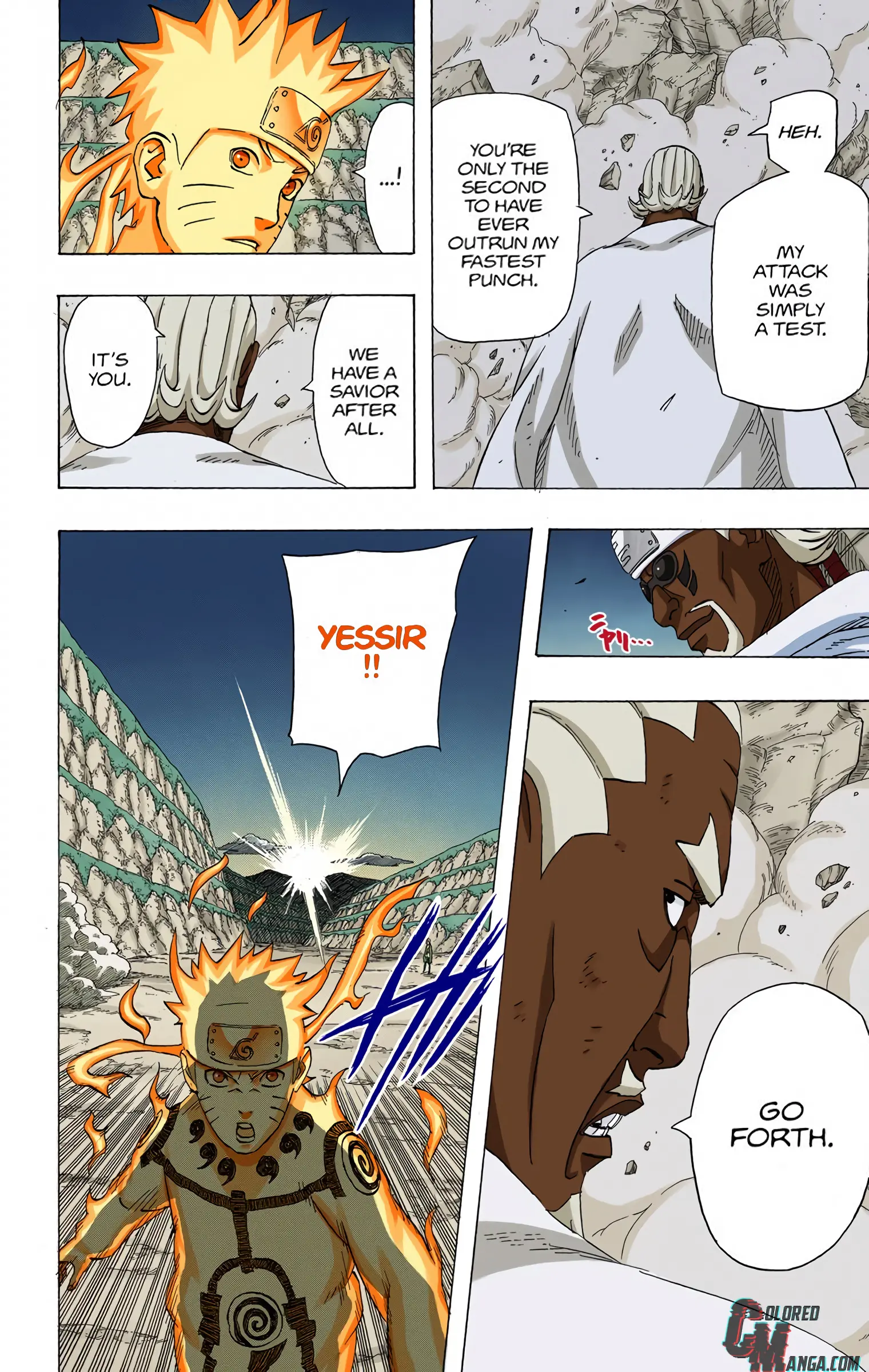 Naruto Colored Manga Online, chapter 544, page 13