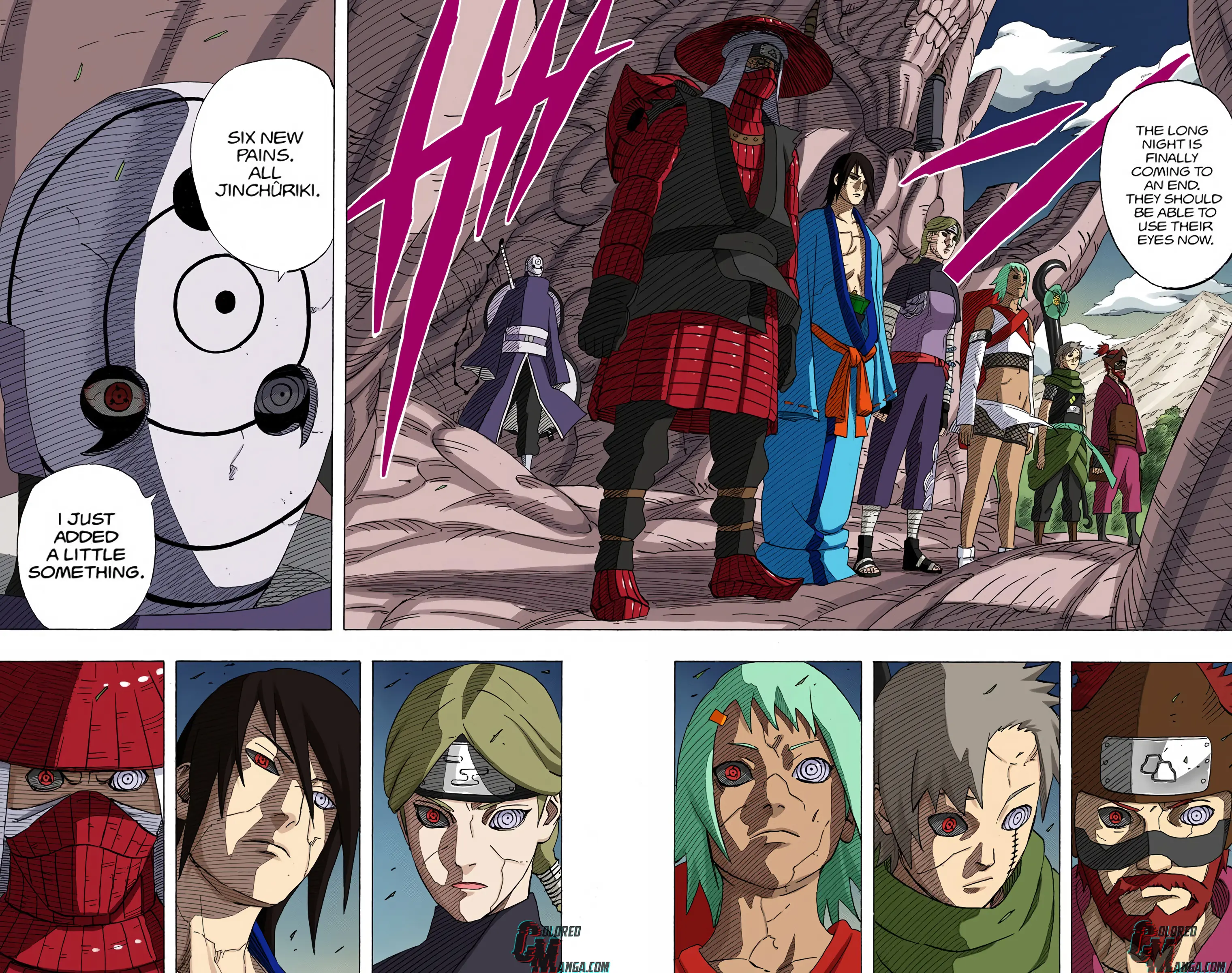 Naruto Colored Manga Online, chapter 544, page 15