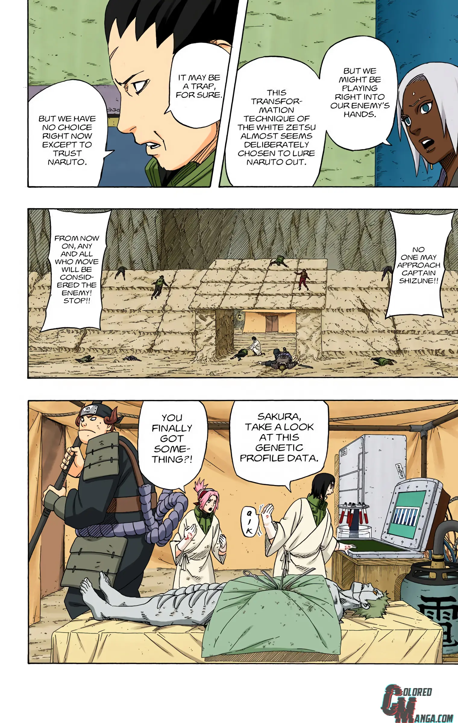 Naruto Colored Manga Online, chapter 545, page 8