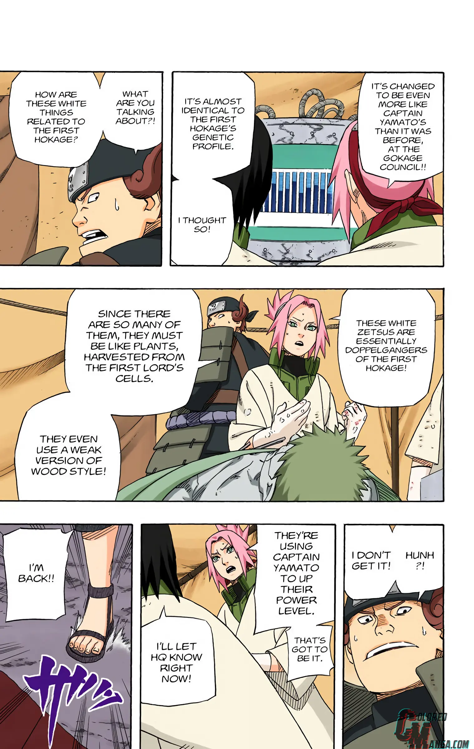 Naruto Colored Manga Online, chapter 545, page 9