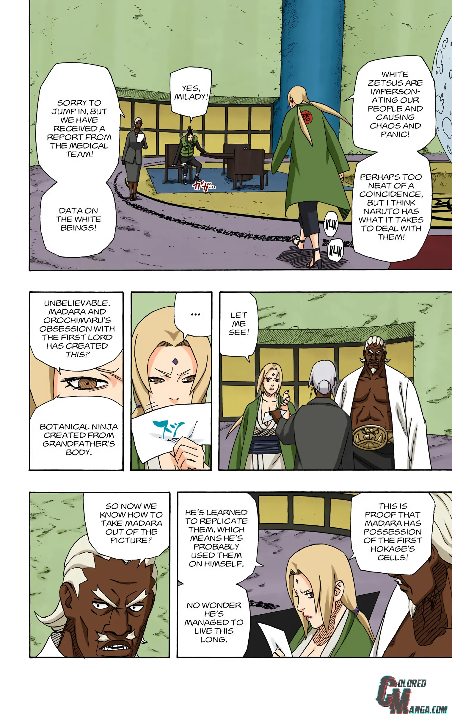 Naruto Colored Manga Online, chapter 545, page 10