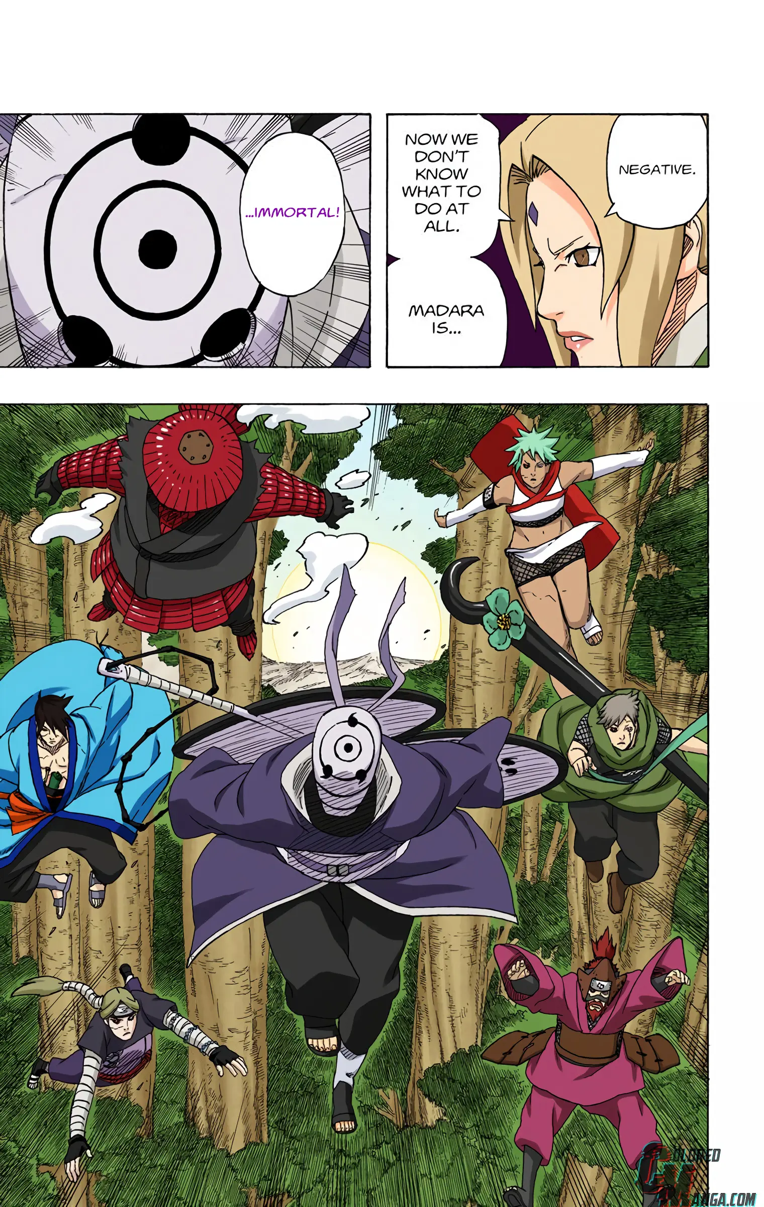 Naruto Colored Manga Online, chapter 545, page 11