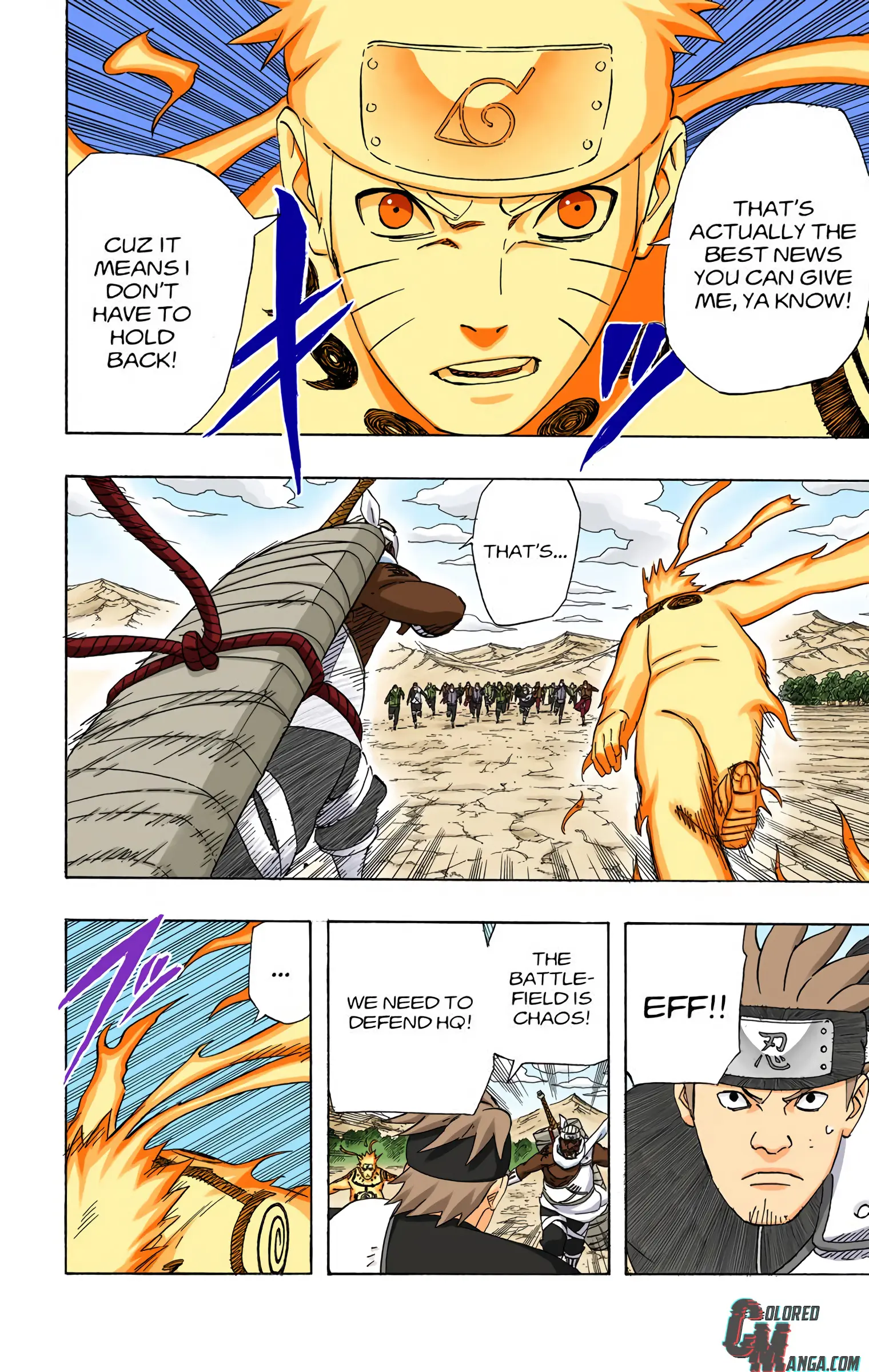 Naruto Colored Manga Online, chapter 545, page 16