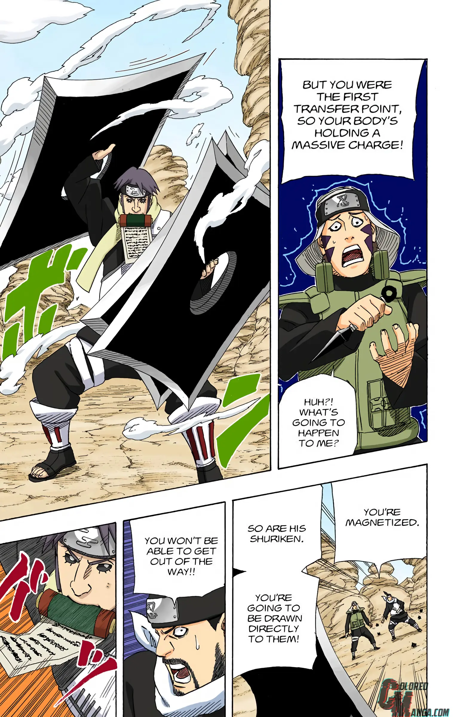 Naruto Colored Manga Online, chapter 546, page 3