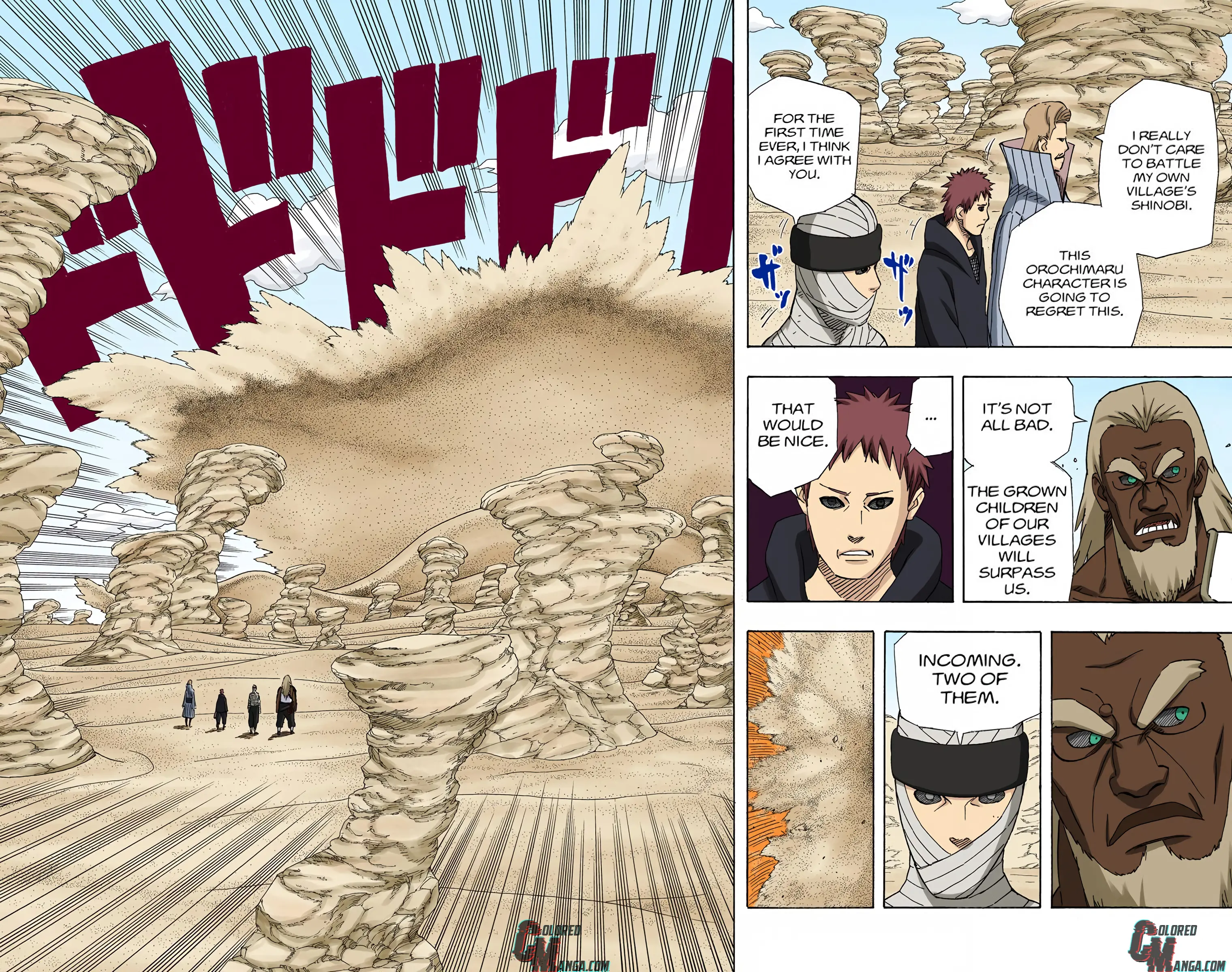 Naruto Colored Manga Online, chapter 546, page 8