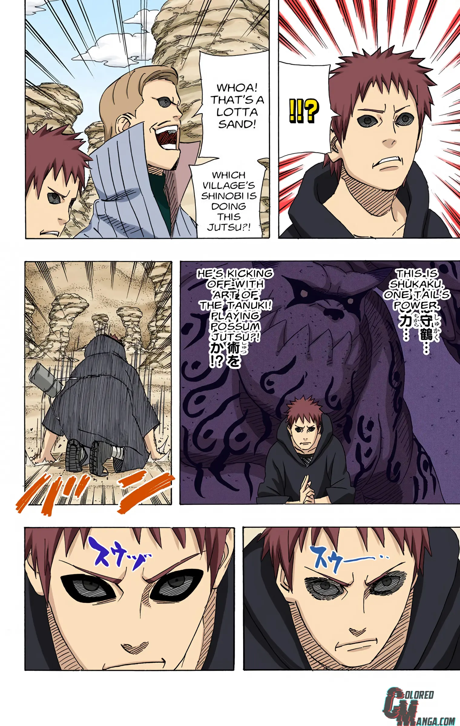 Naruto Colored Manga Online, chapter 546, page 9