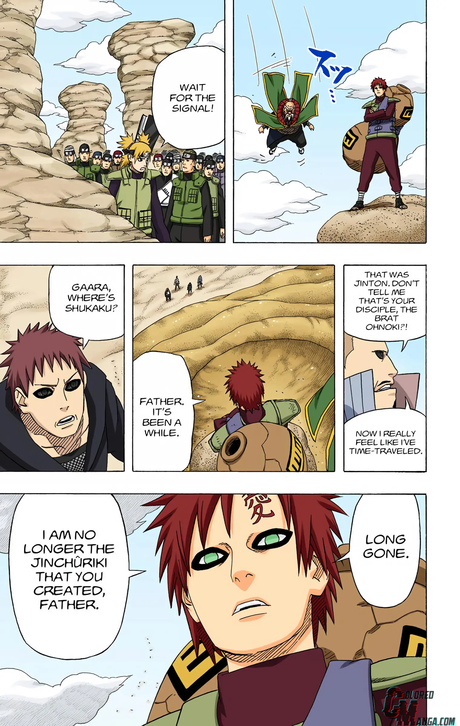 Naruto Colored Manga Online, chapter 546, page 16
