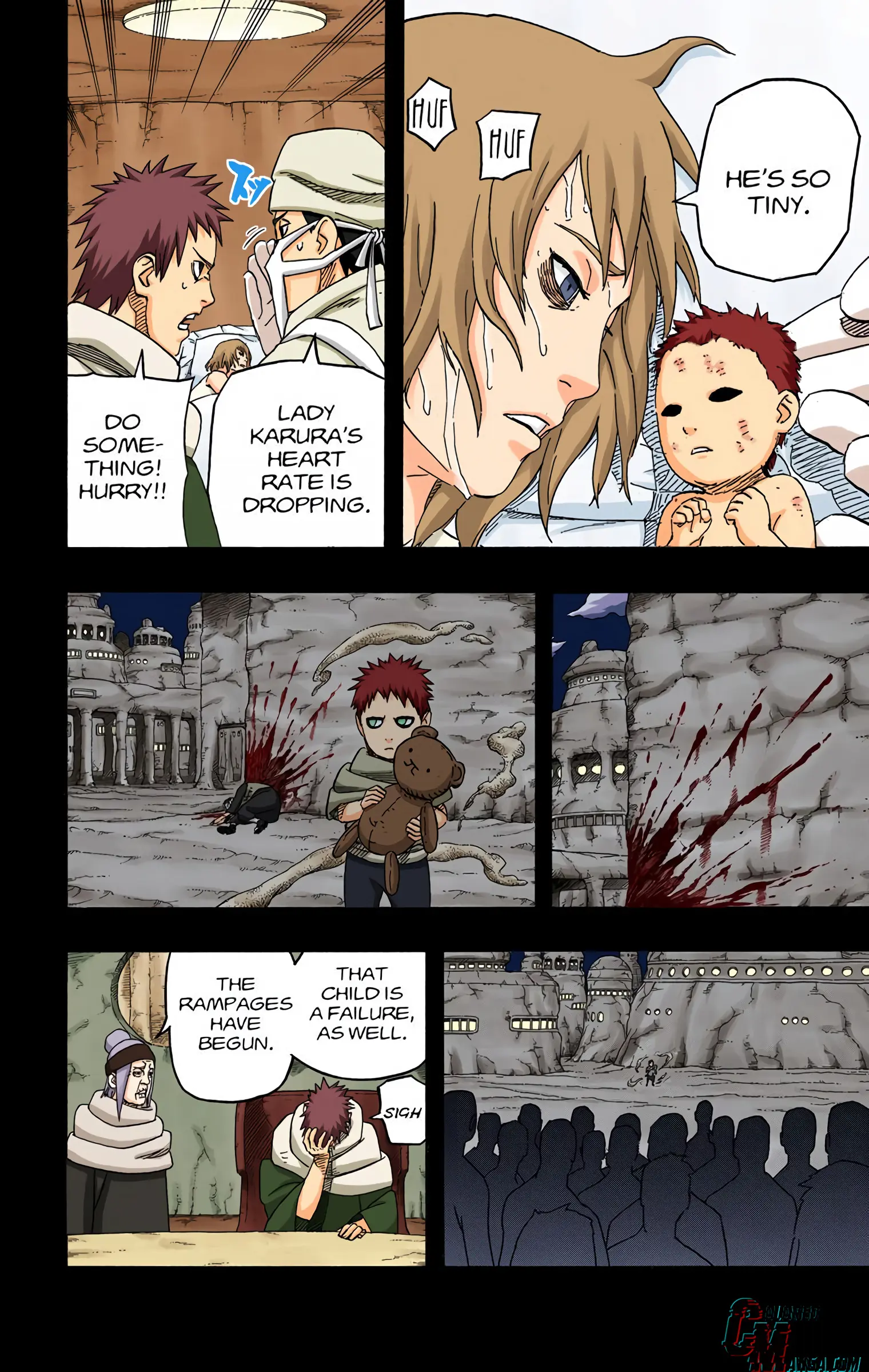 Naruto Colored Manga Online, chapter 547, page 4