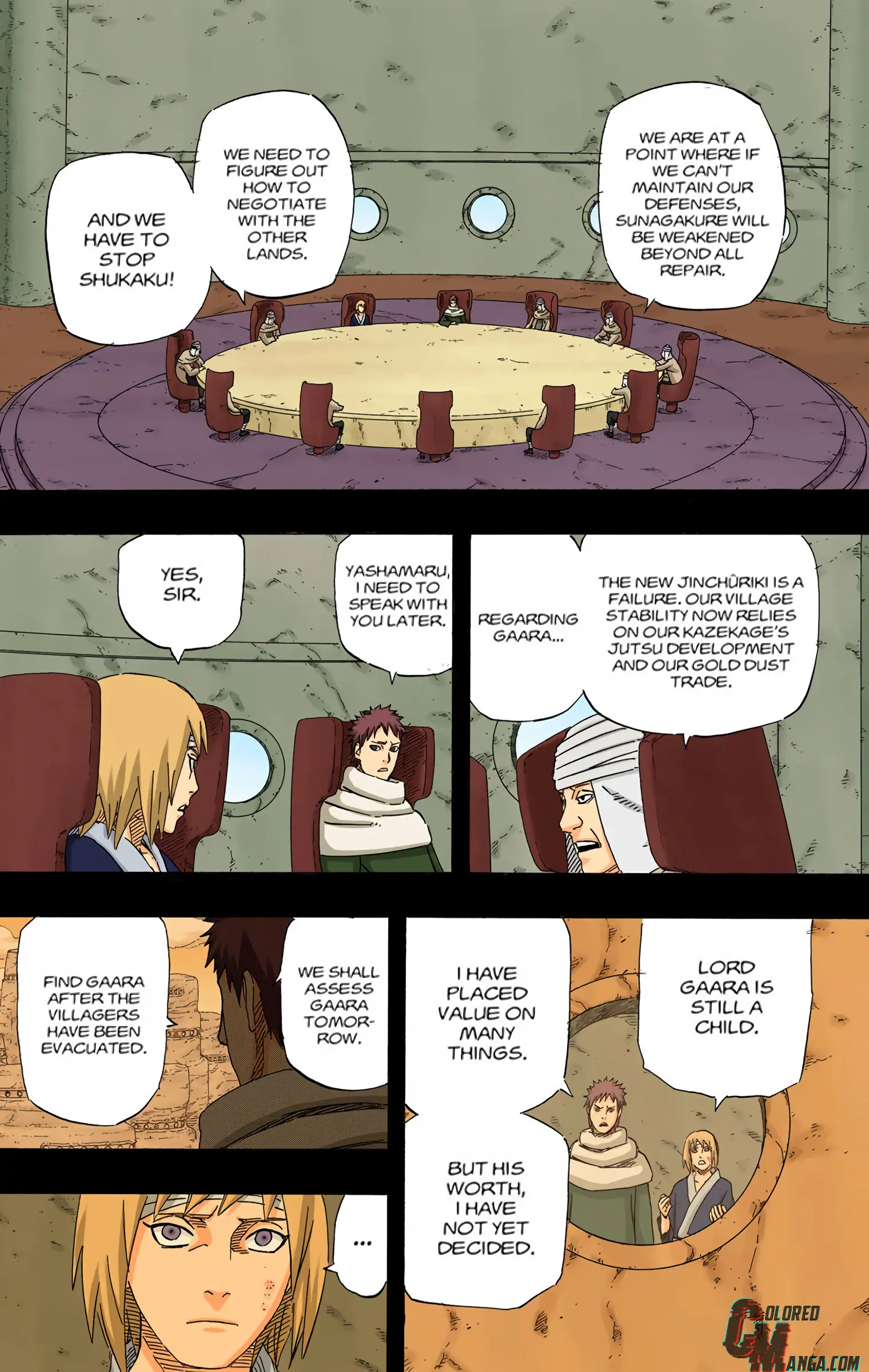 Naruto Colored Manga Online, chapter 547, page 5