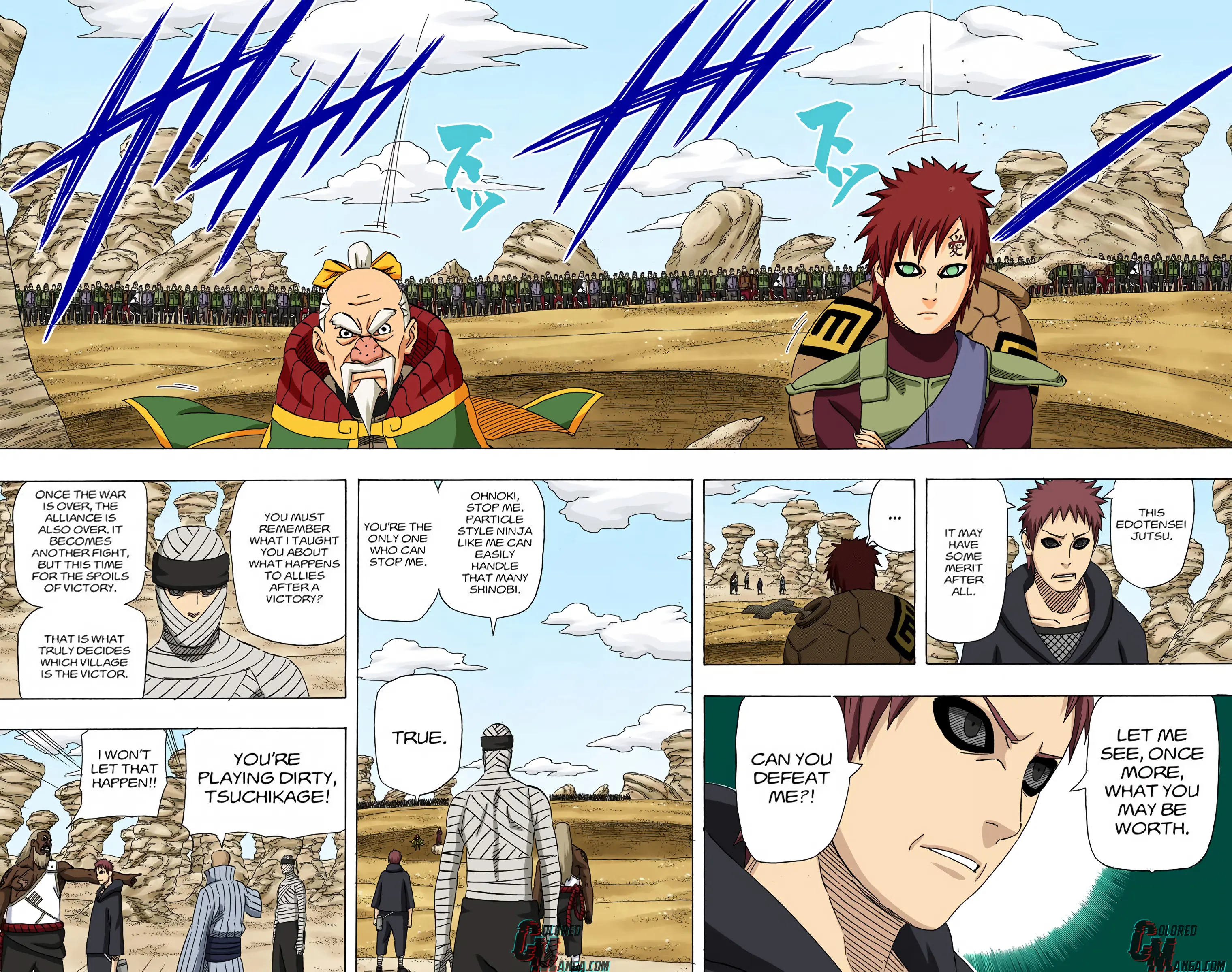 Naruto Colored Manga Online, chapter 547, page 8