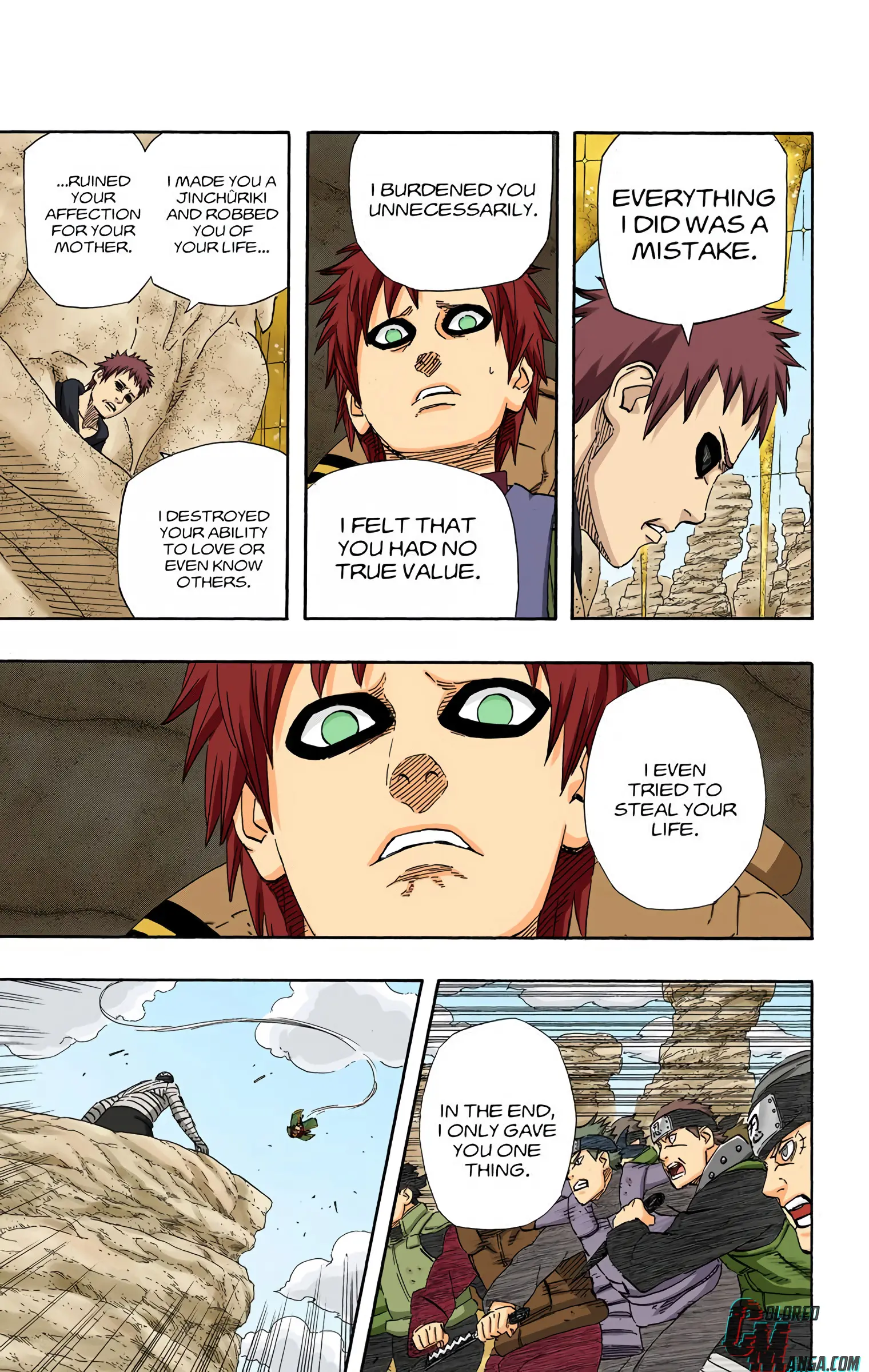 Naruto Colored Manga Online, chapter 548, page 6