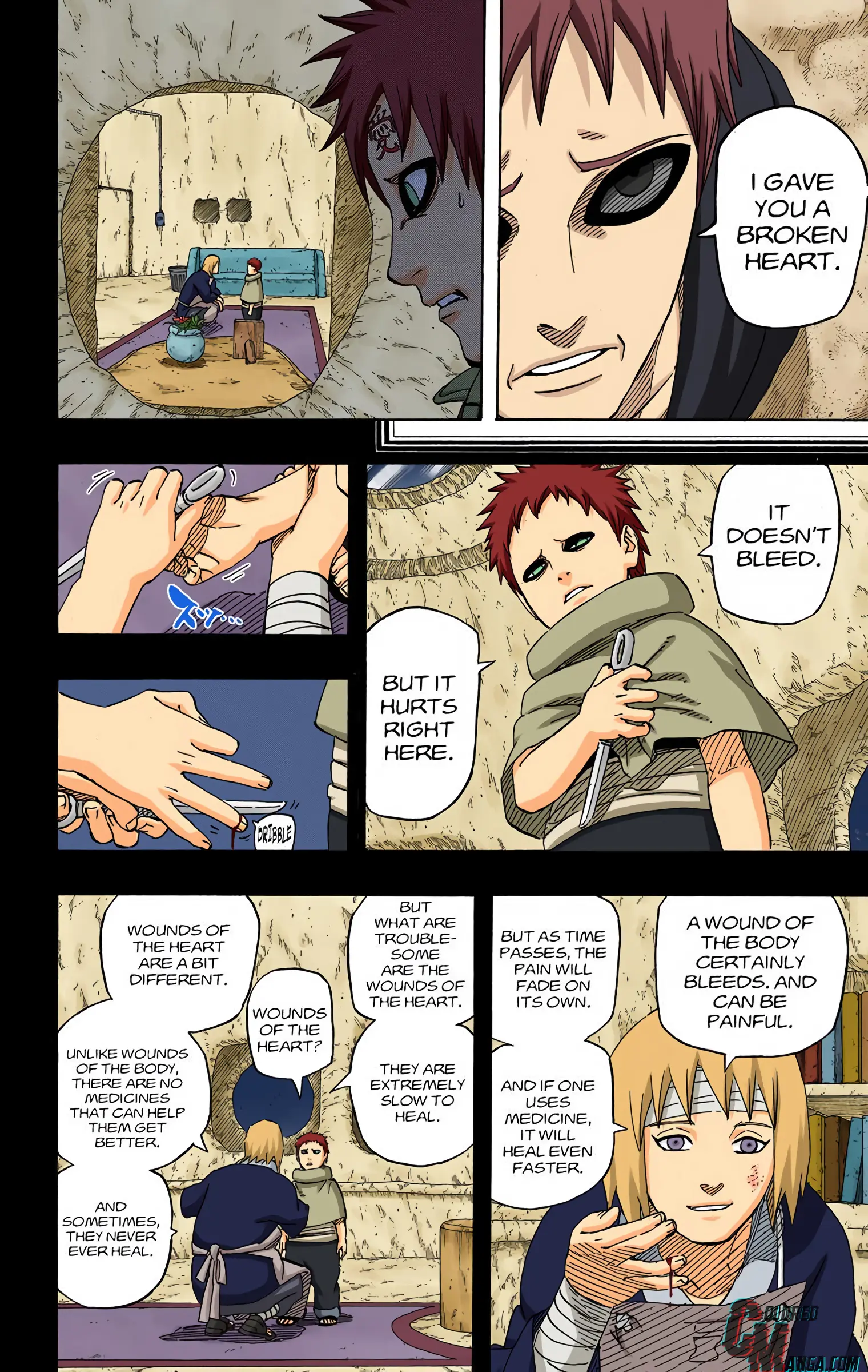Naruto Colored Manga Online, chapter 548, page 7