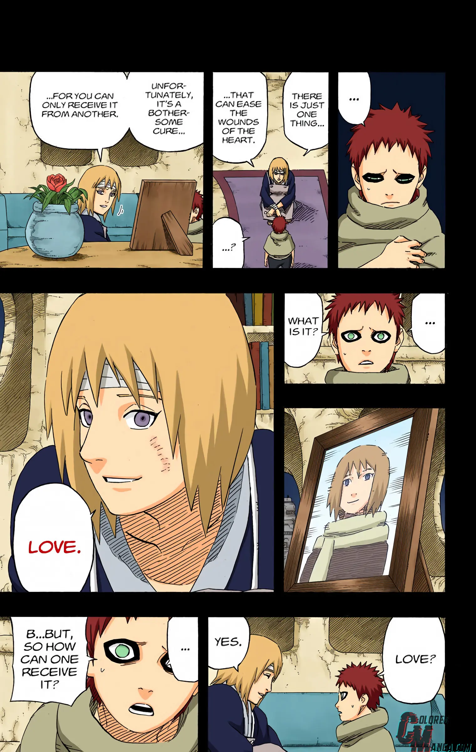 Naruto Colored Manga Online, chapter 548, page 8