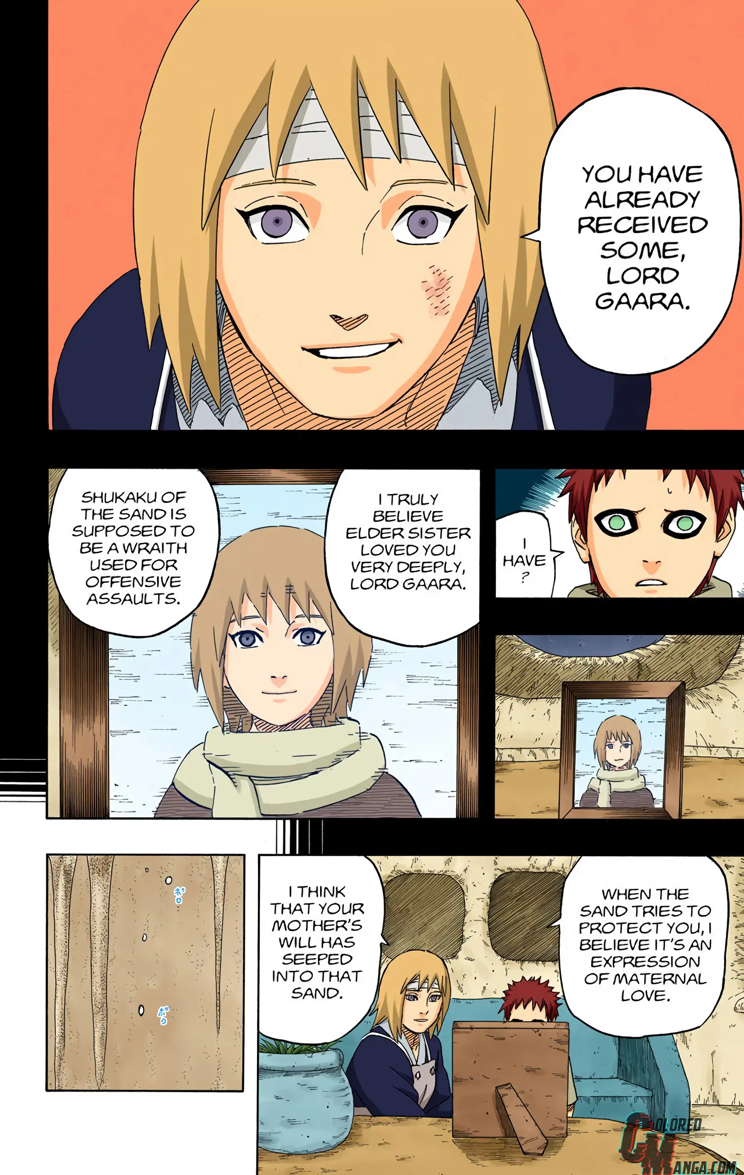 Naruto Colored Manga Online, chapter 548, page 9