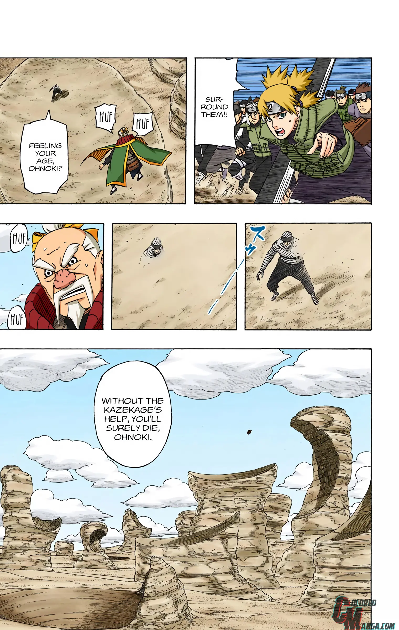 Naruto Colored Manga Online, chapter 548, page 16