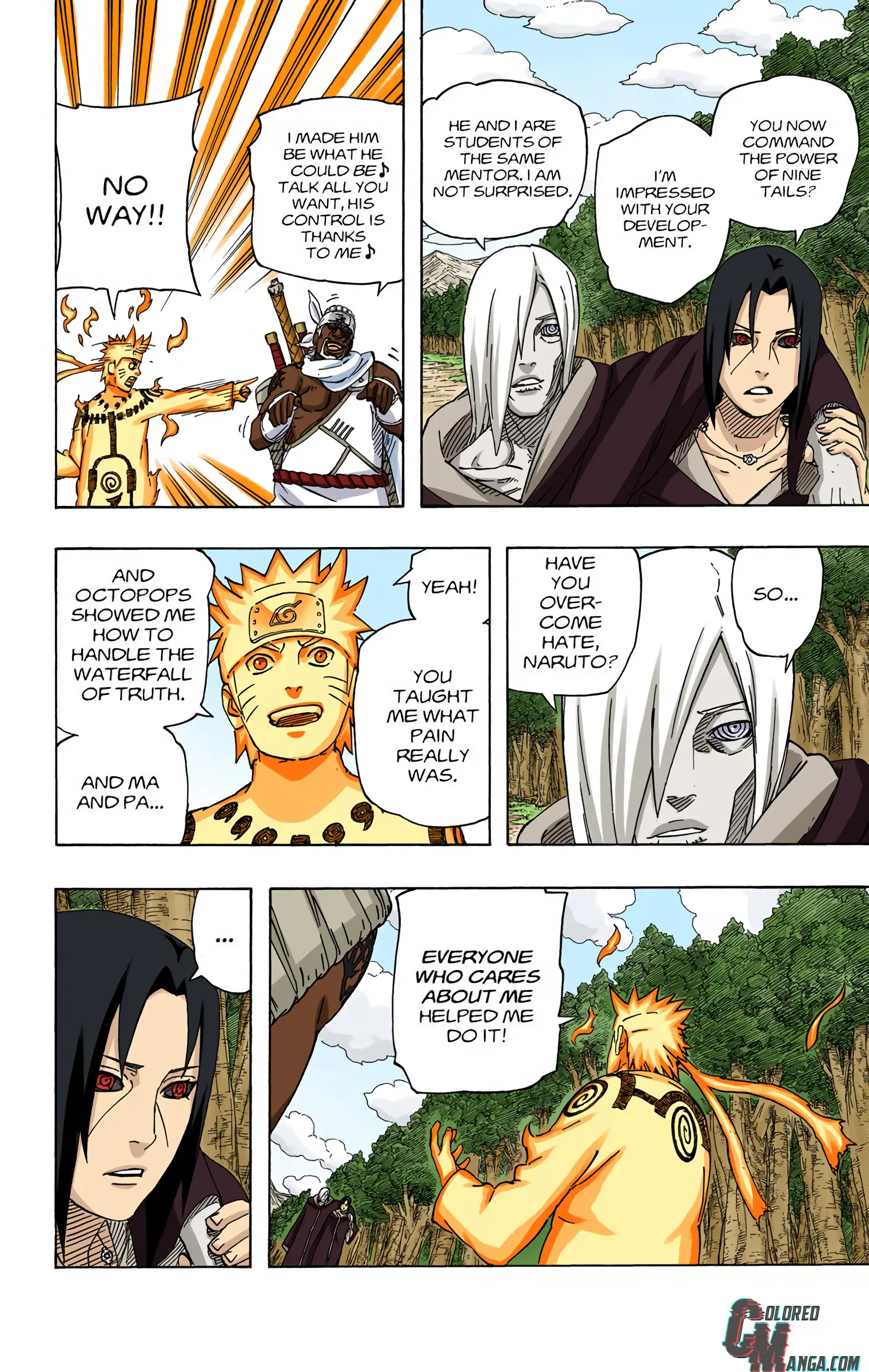 Naruto Colored Manga Online, chapter 549, page 2