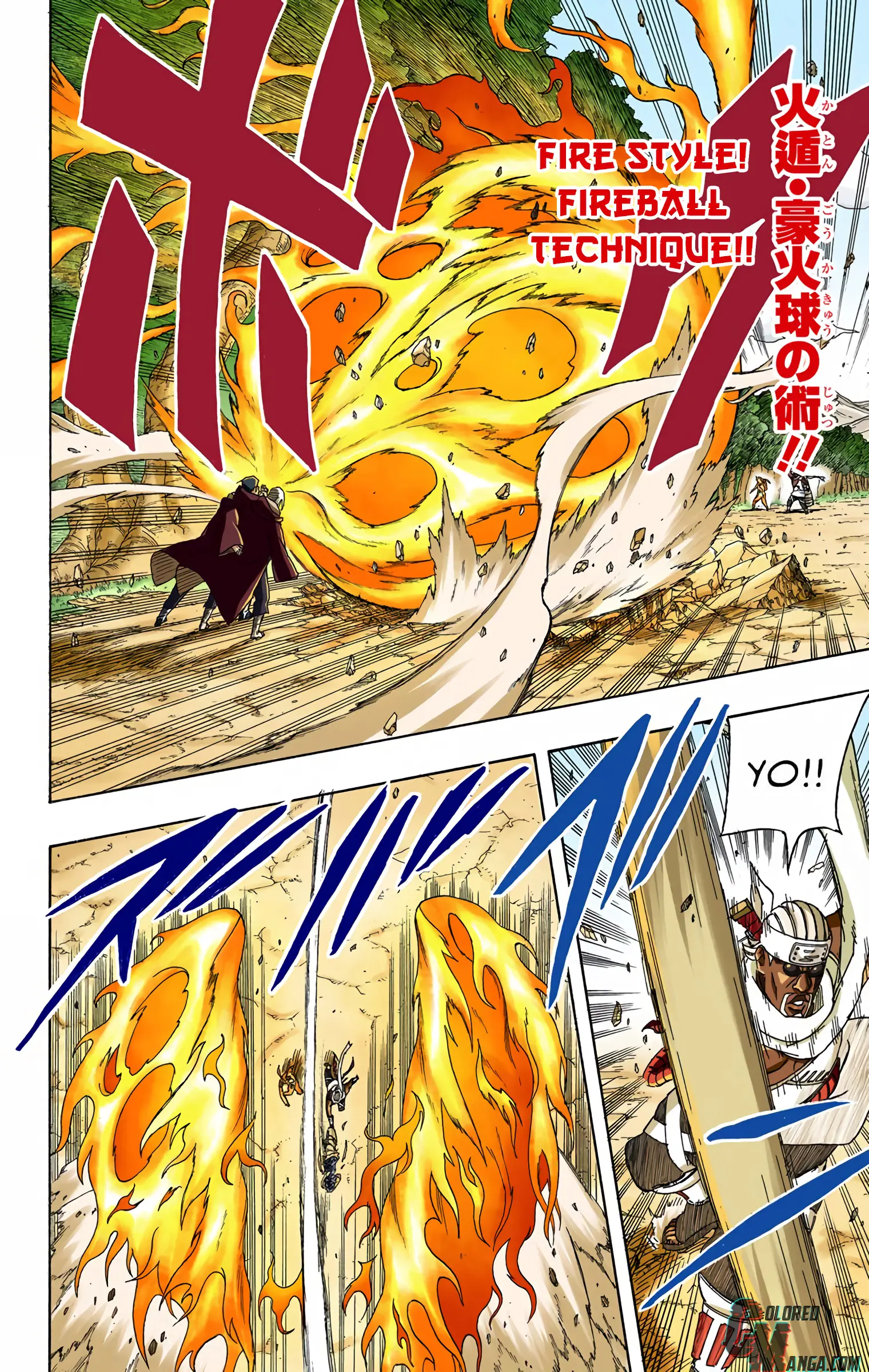 Naruto Colored Manga Online, chapter 549, page 4