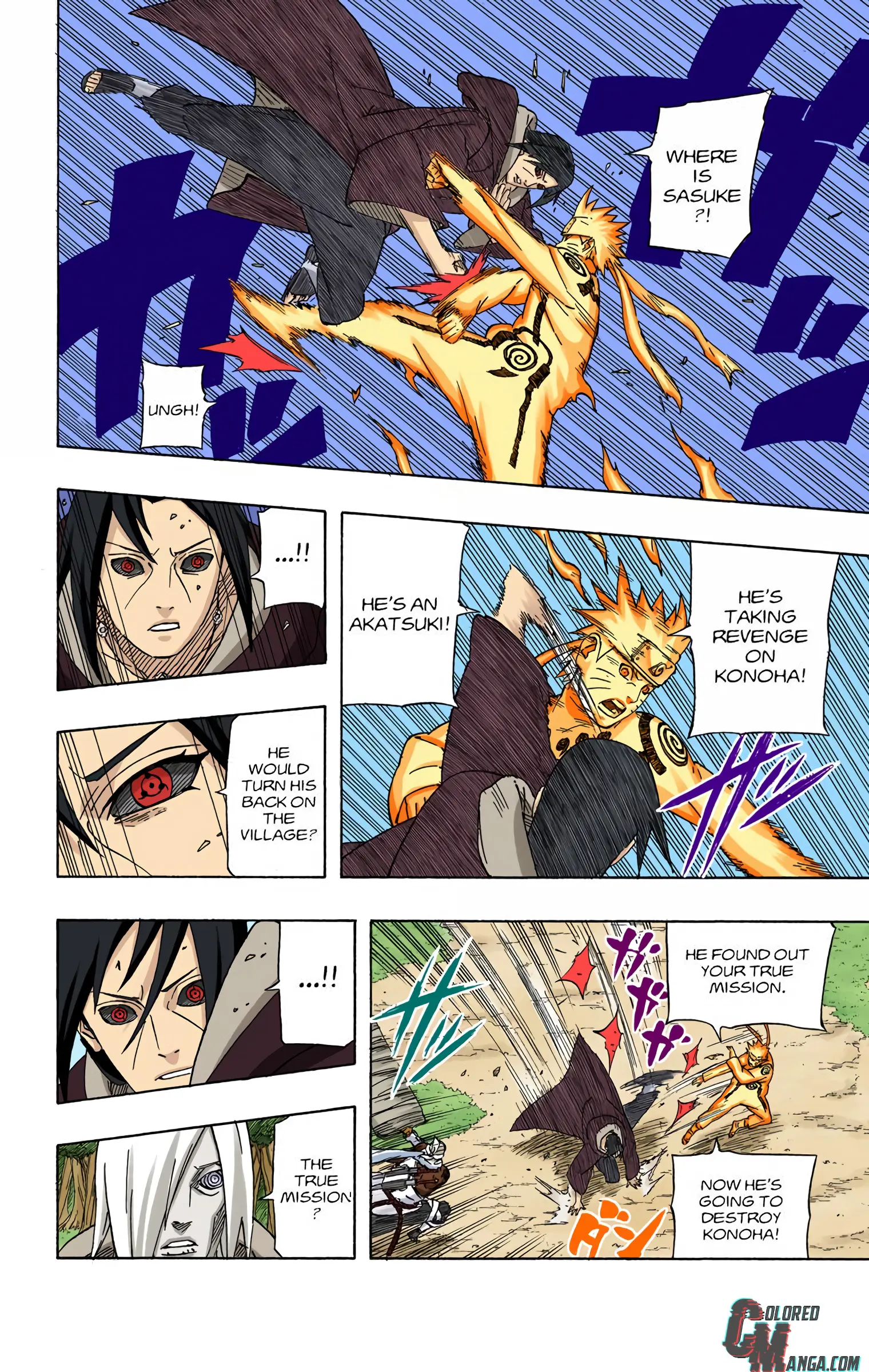 Naruto Colored Manga Online, chapter 549, page 6