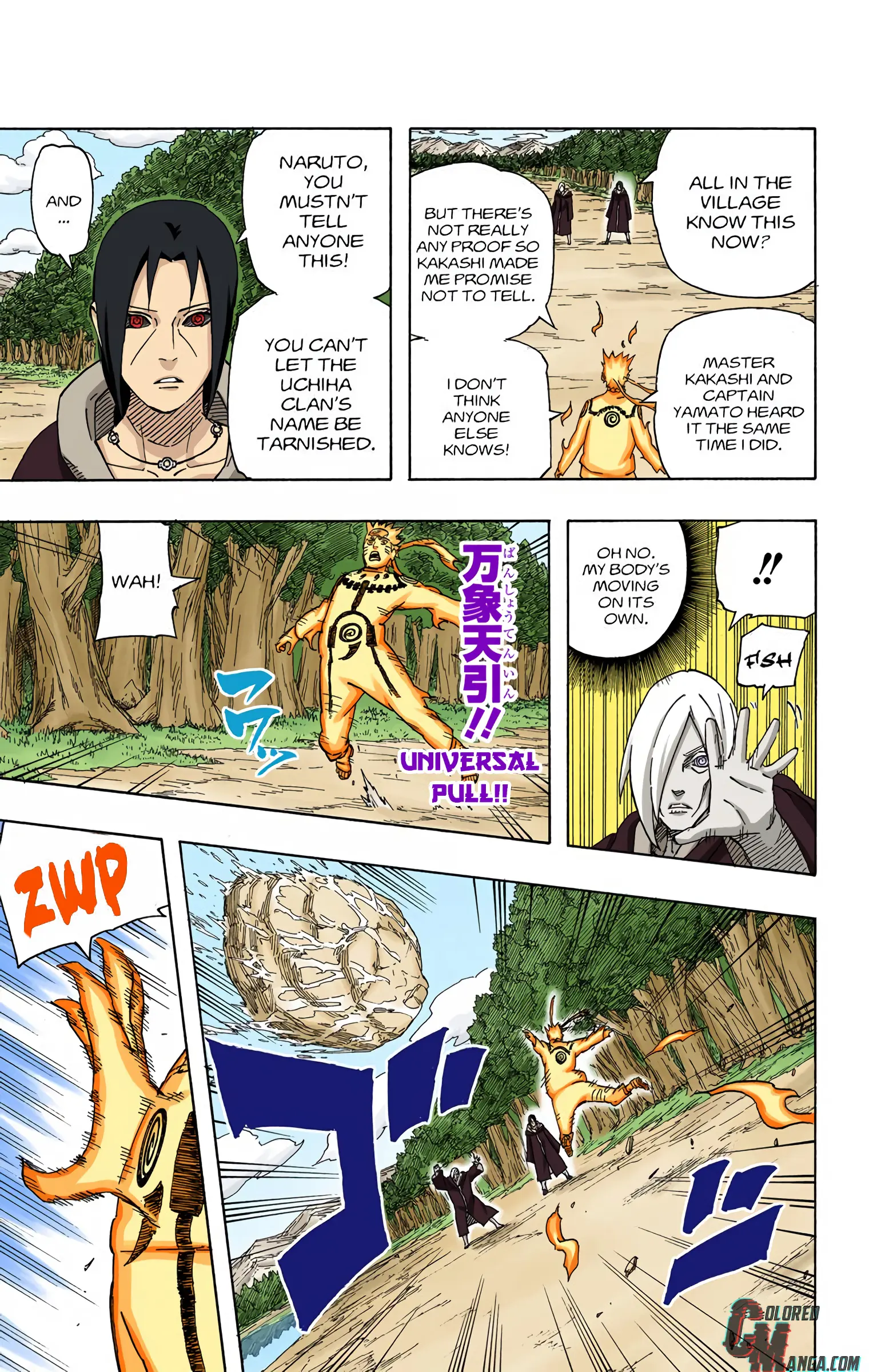 Naruto Colored Manga Online, chapter 549, page 9