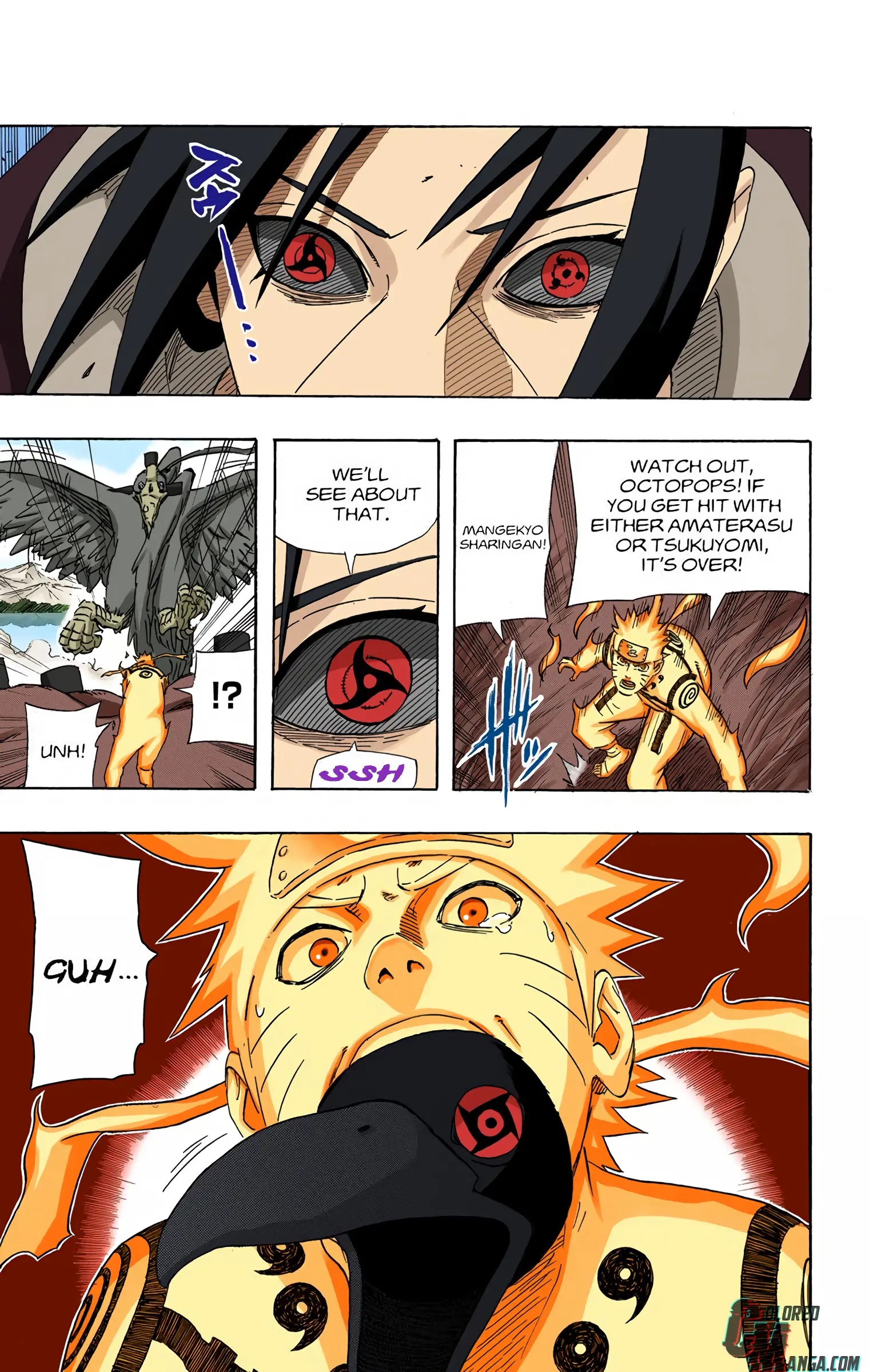 Naruto Colored Manga Online, chapter 549, page 17