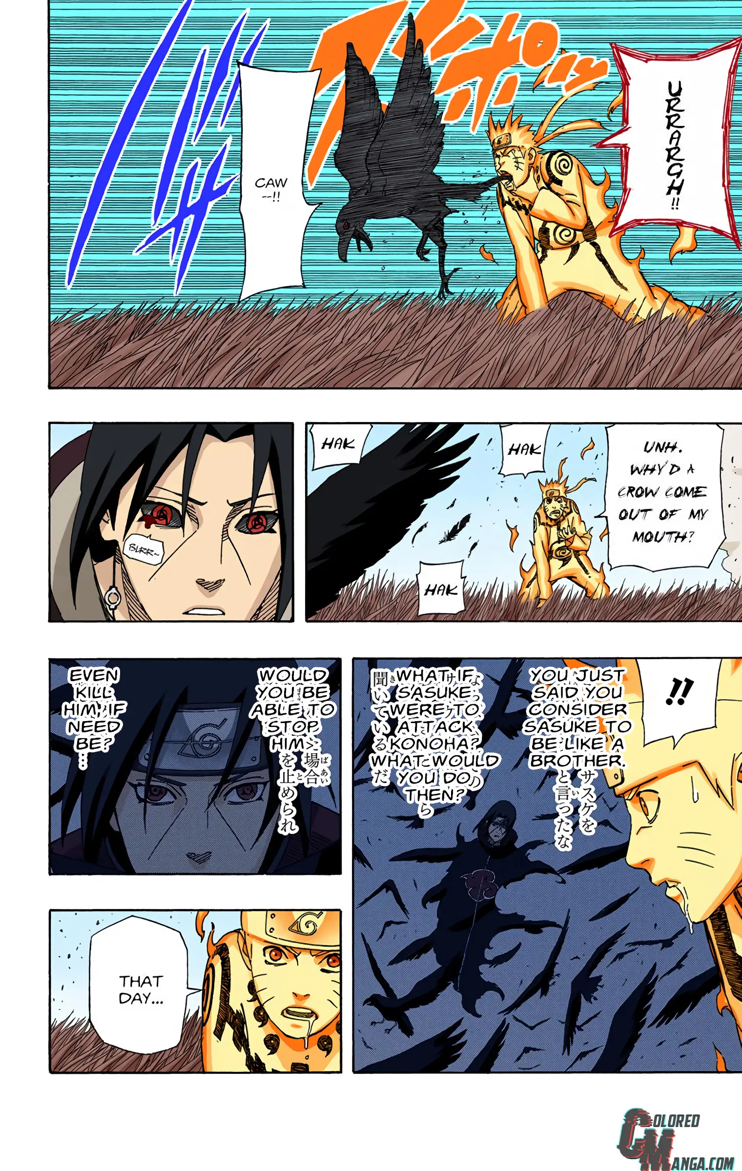 Naruto Colored Manga Online, chapter 550, page 2