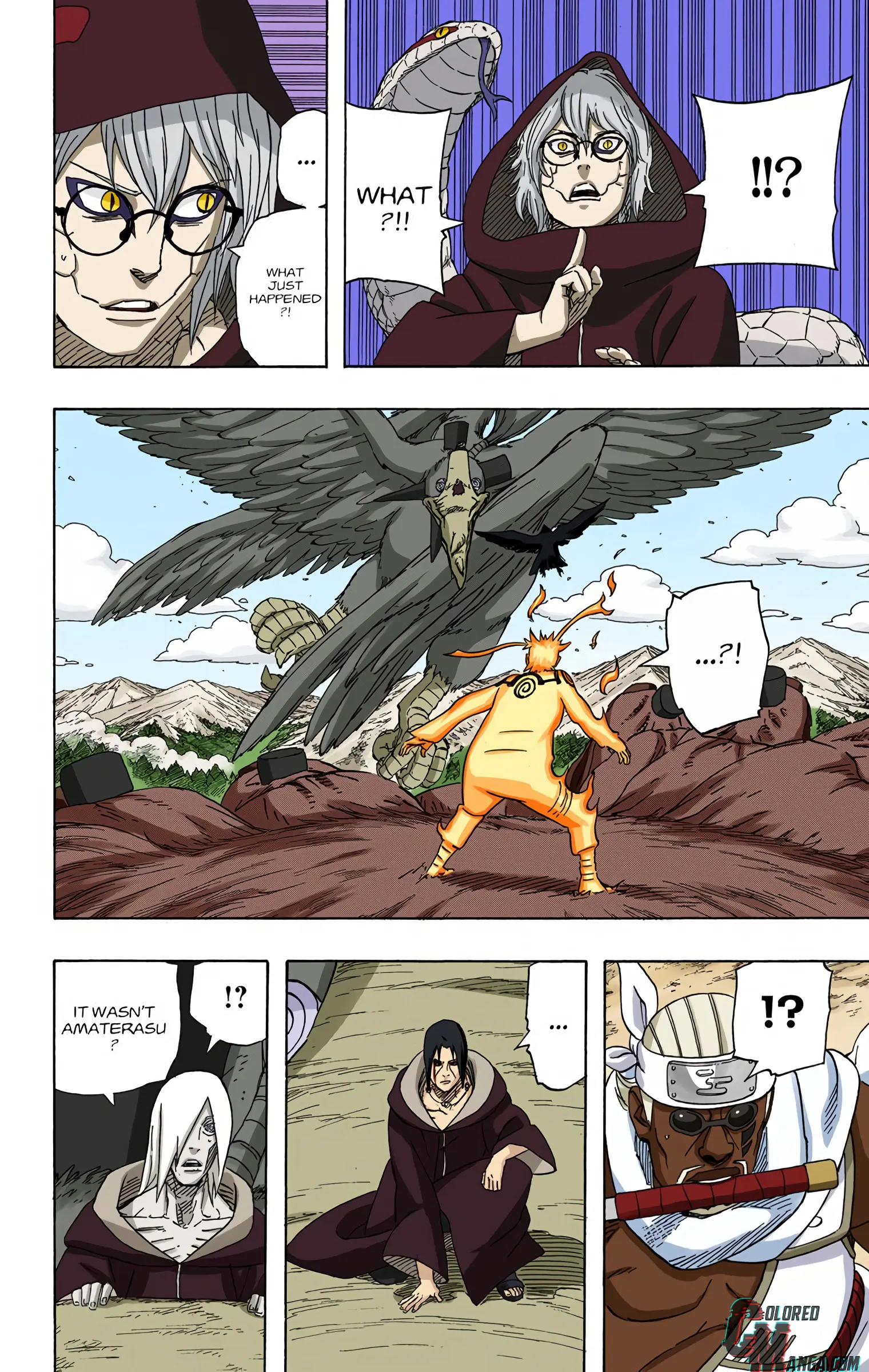 Naruto Colored Manga Online, chapter 550, page 4