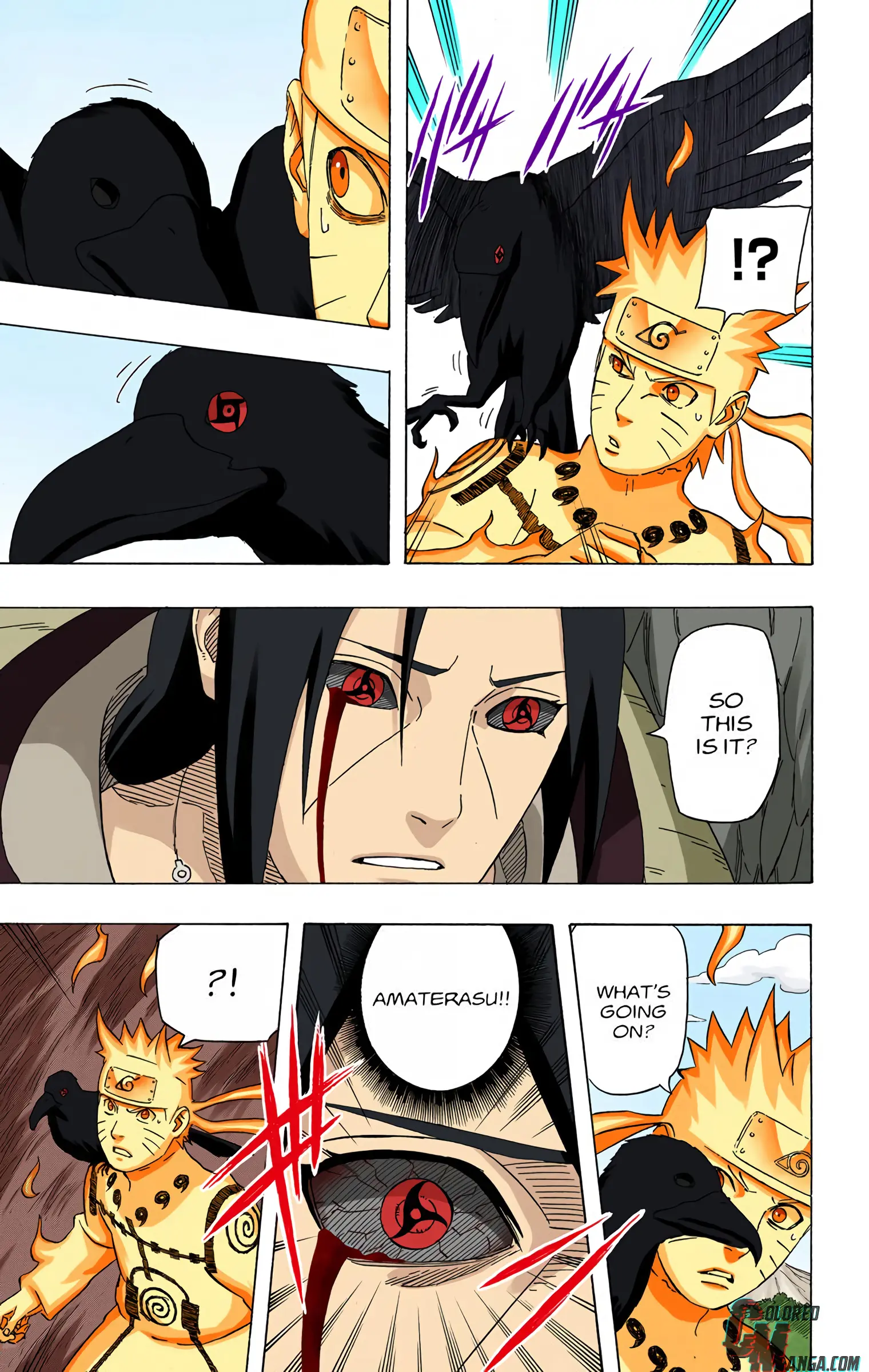 Naruto Colored Manga Online, chapter 550, page 5