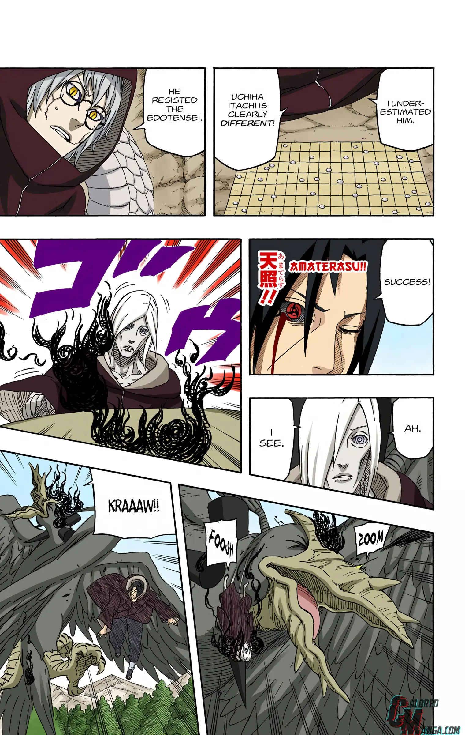 Naruto Colored Manga Online, chapter 550, page 7