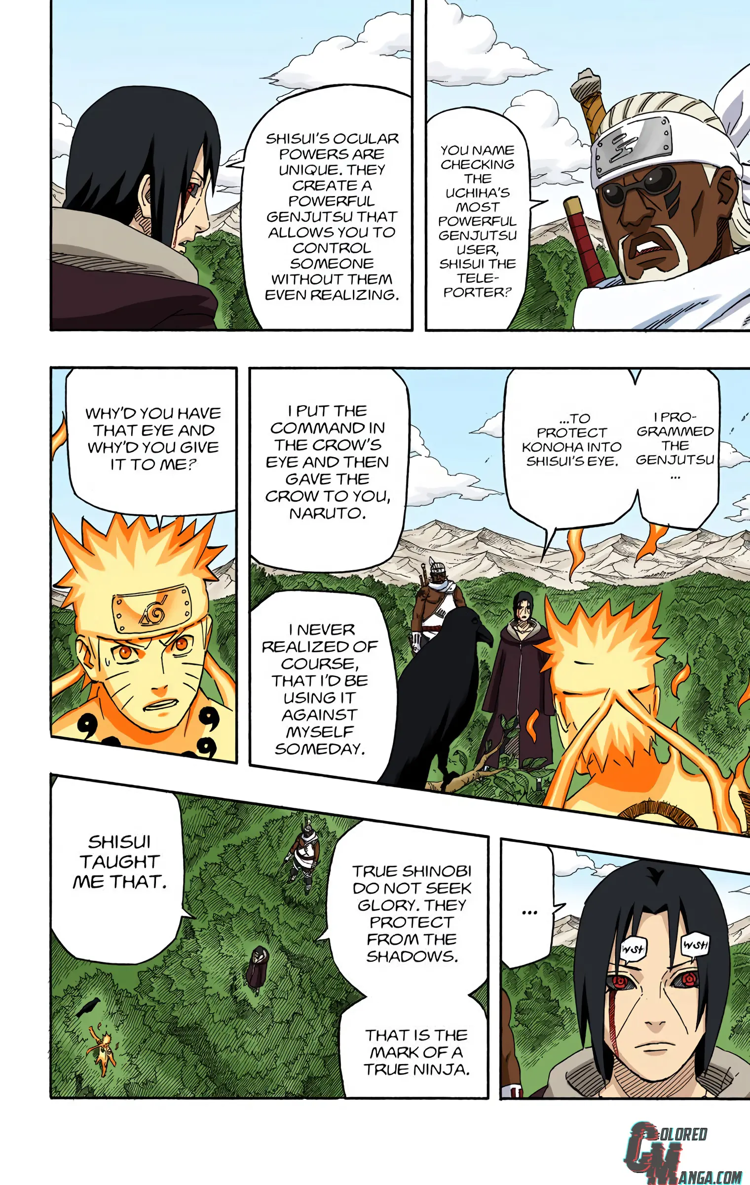 Naruto Colored Manga Online, chapter 550, page 10