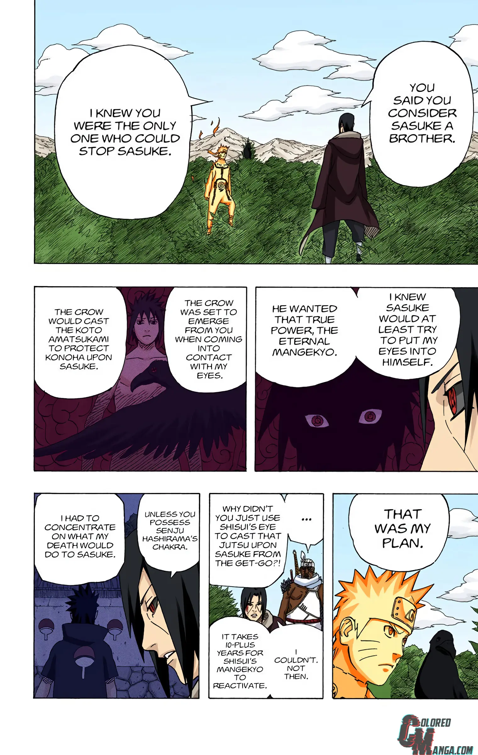 Naruto Colored Manga Online, chapter 550, page 12