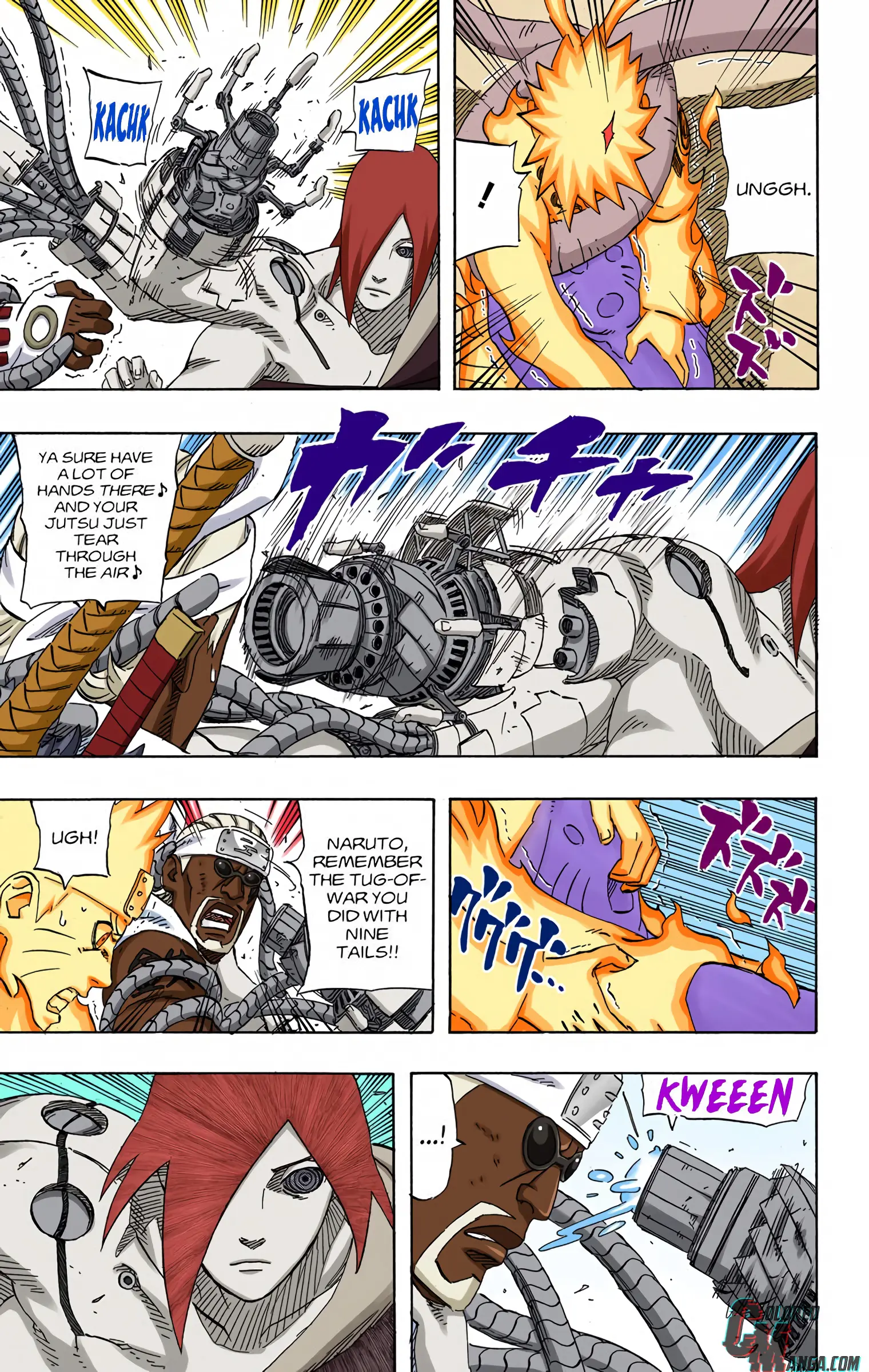 Naruto Colored Manga Online, chapter 551, page 7