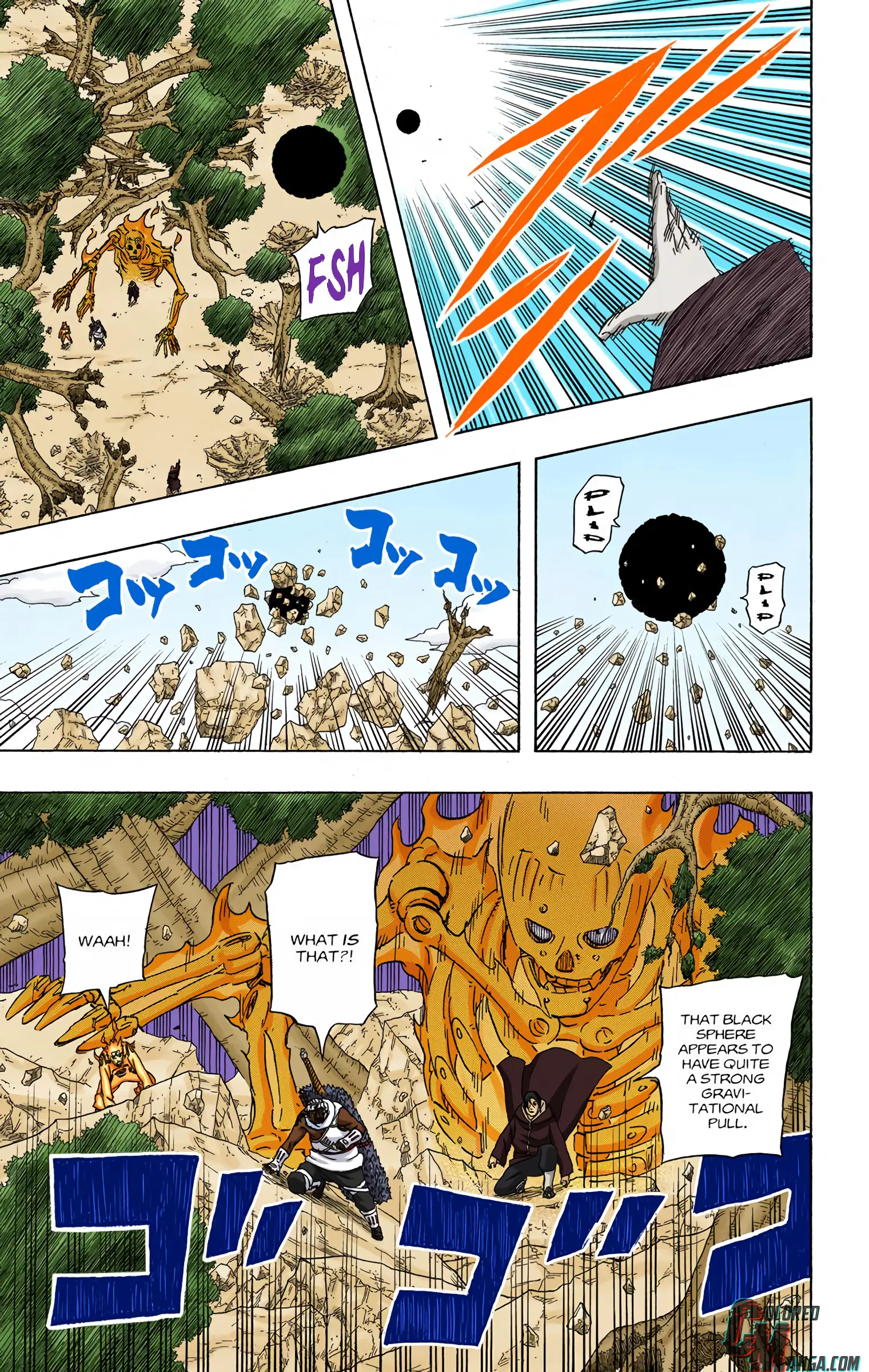 Naruto Colored Manga Online, chapter 551, page 10