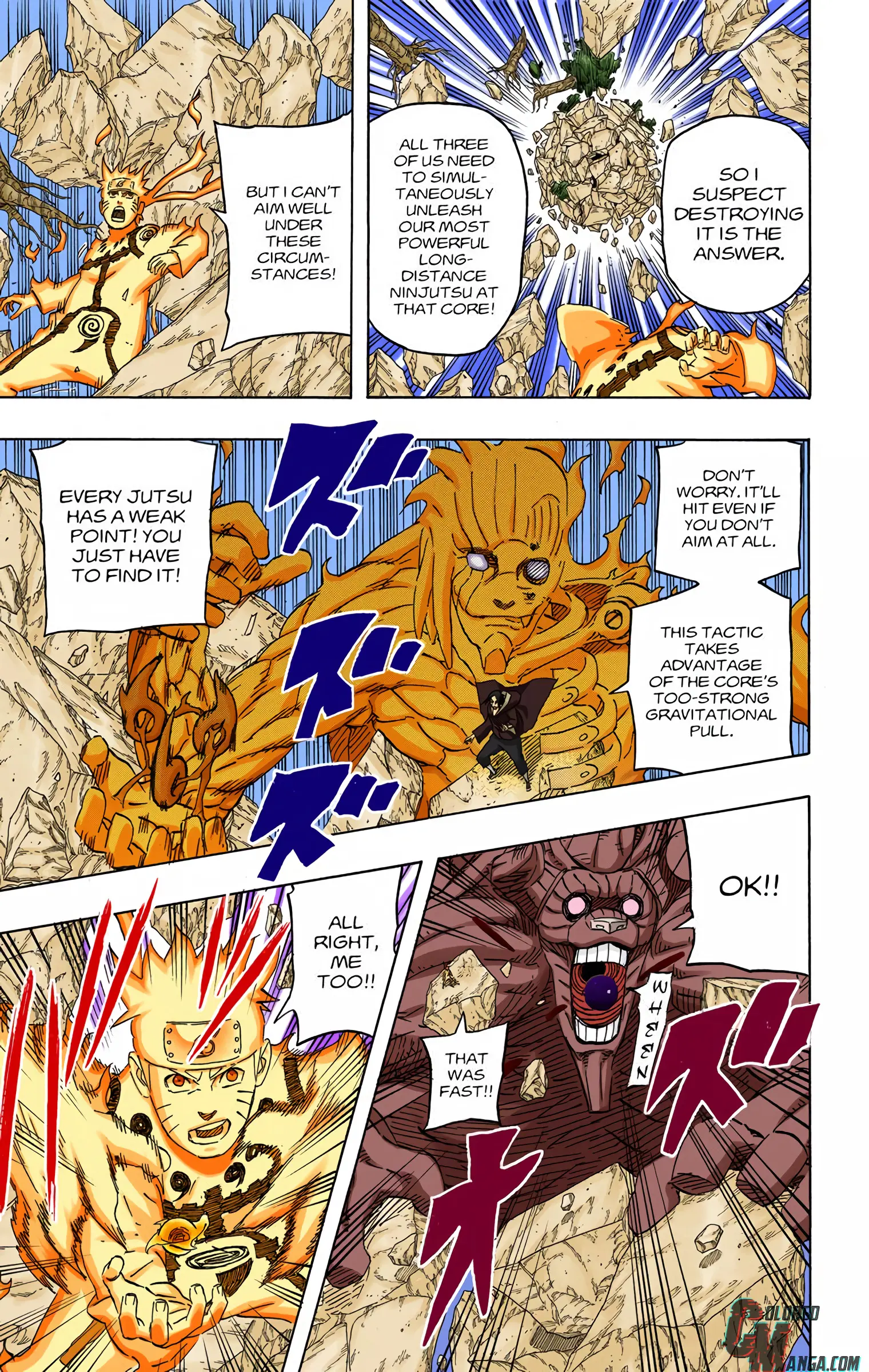 Naruto Colored Manga Online, chapter 551, page 12