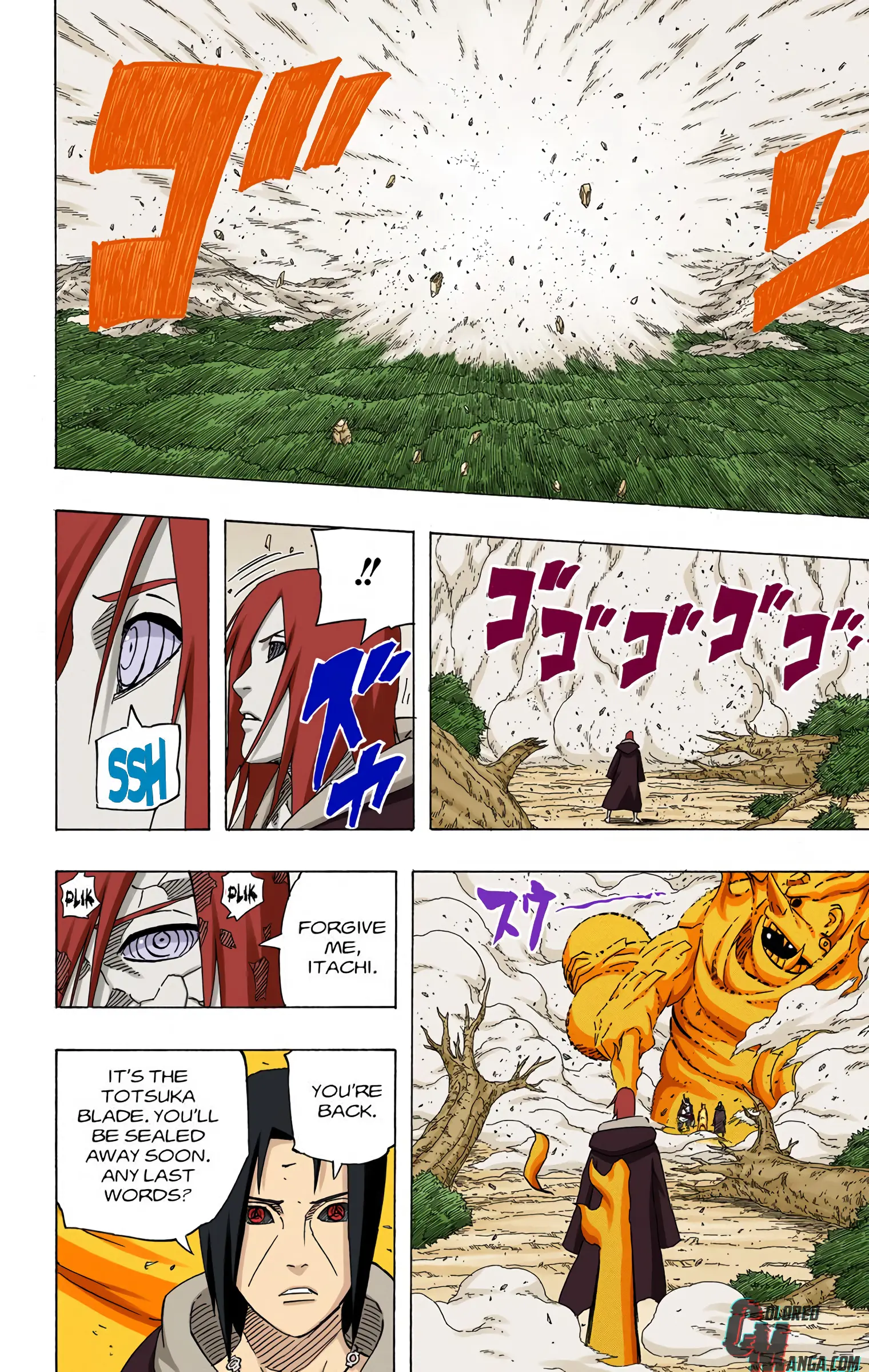 Naruto Colored Manga Online, chapter 551, page 14