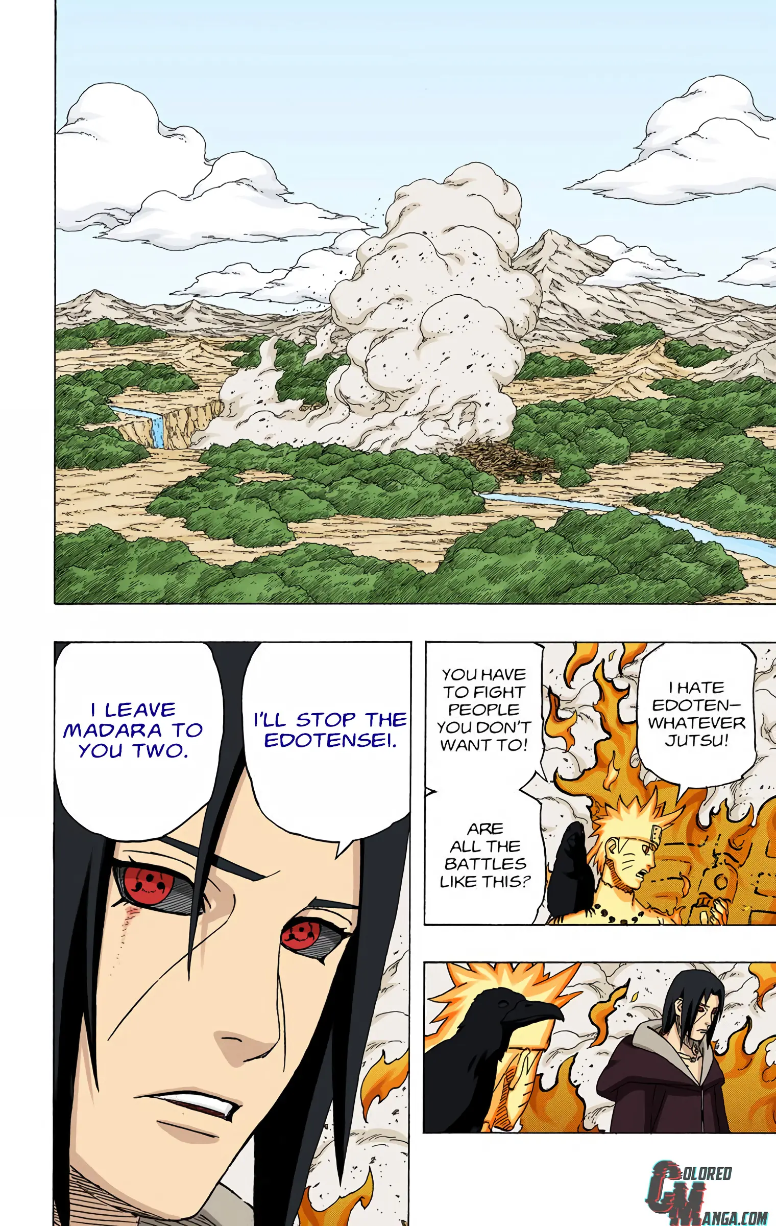 Naruto Colored Manga Online, chapter 552, page 4