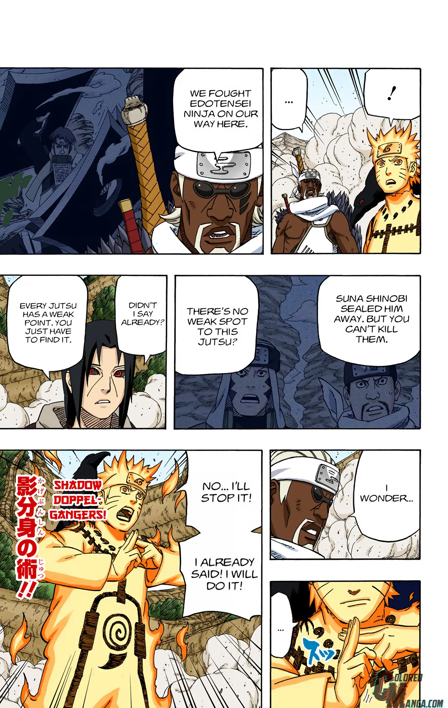 Naruto Colored Manga Online, chapter 552, page 5