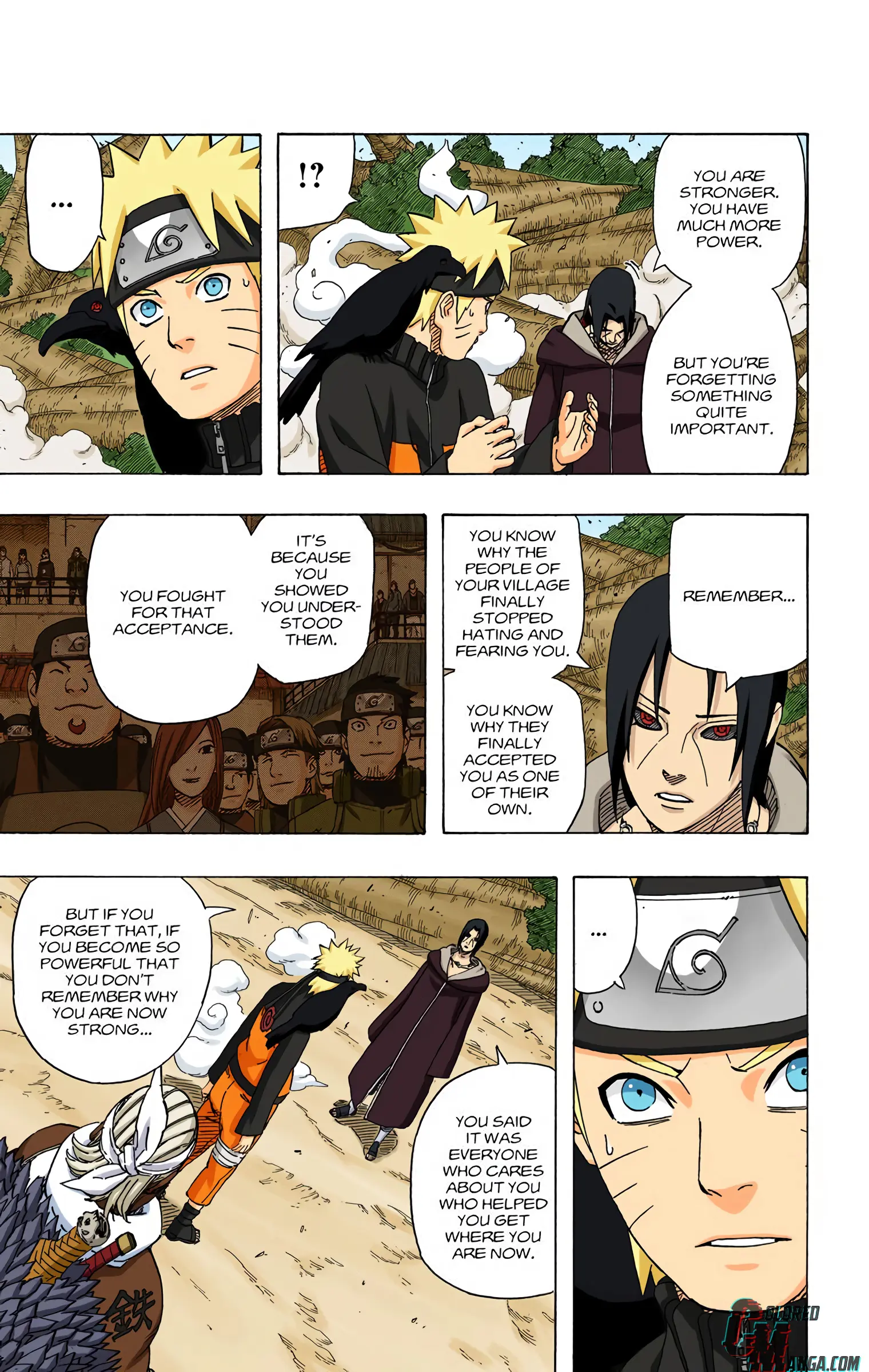 Naruto Colored Manga Online, chapter 552, page 7