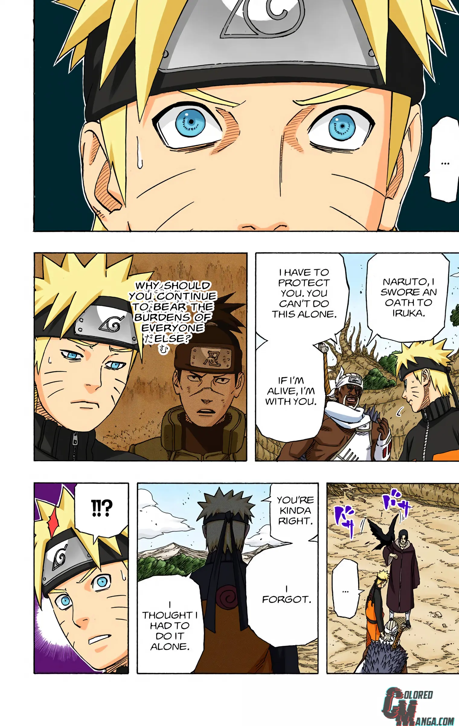 Naruto Colored Manga Online, chapter 552, page 10