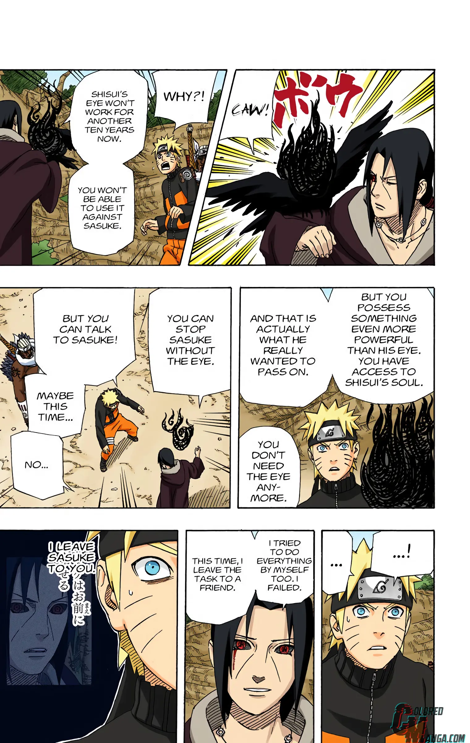 Naruto Colored Manga Online, chapter 552, page 11