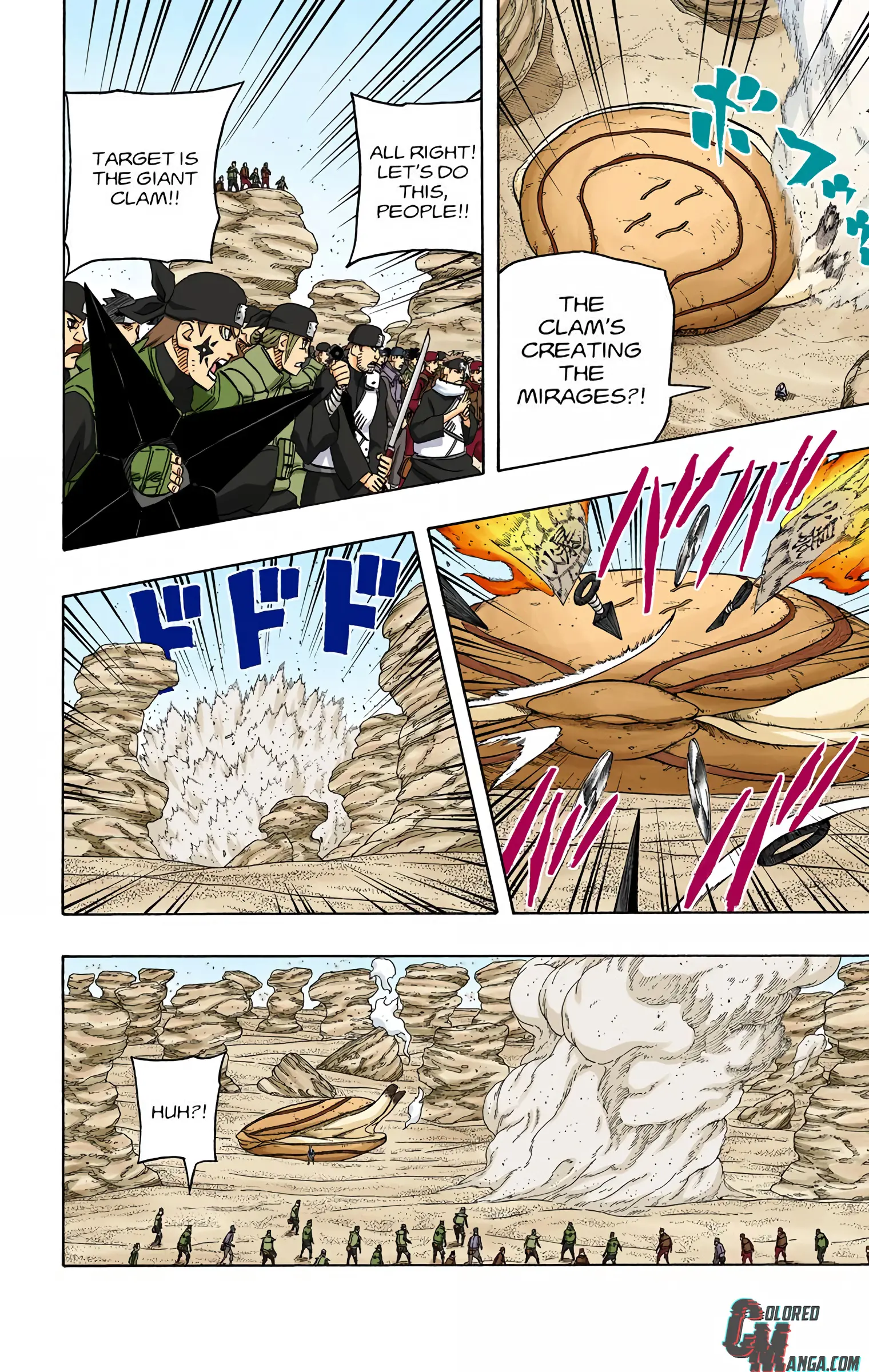 Naruto Colored Manga Online, chapter 552, page 14