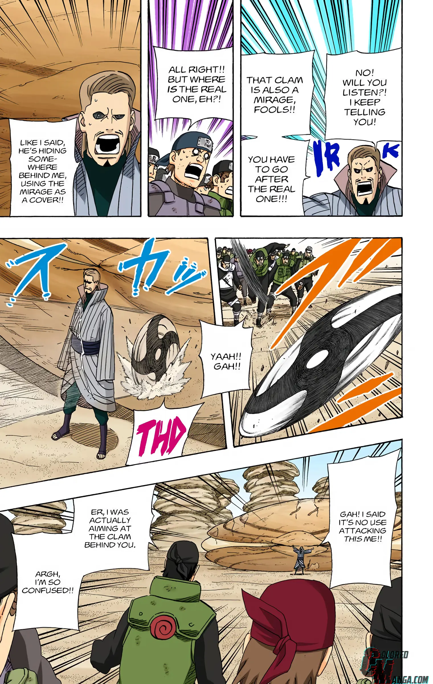 Naruto Colored Manga Online, chapter 552, page 15