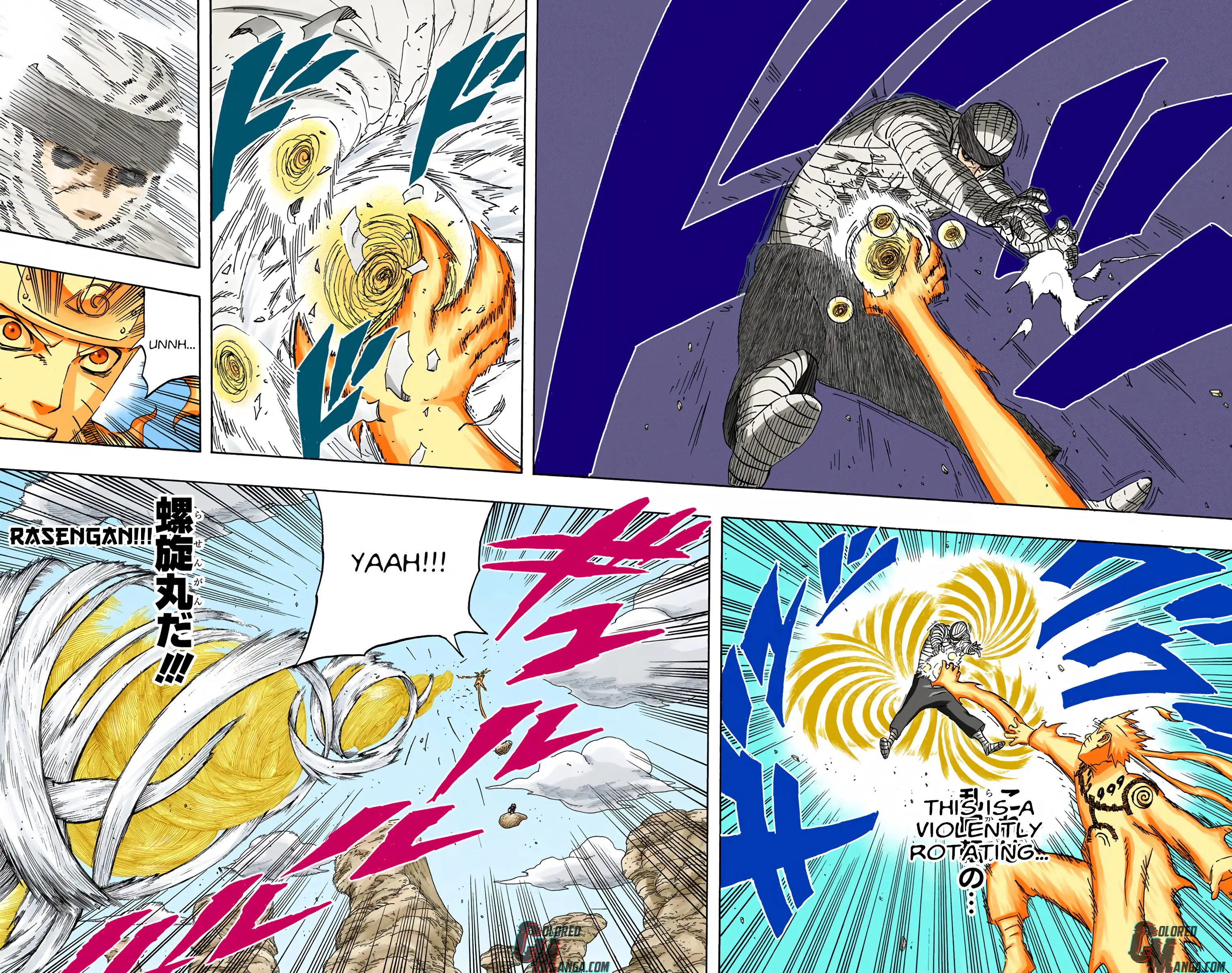 Naruto Colored Manga Online, chapter 553, page 4