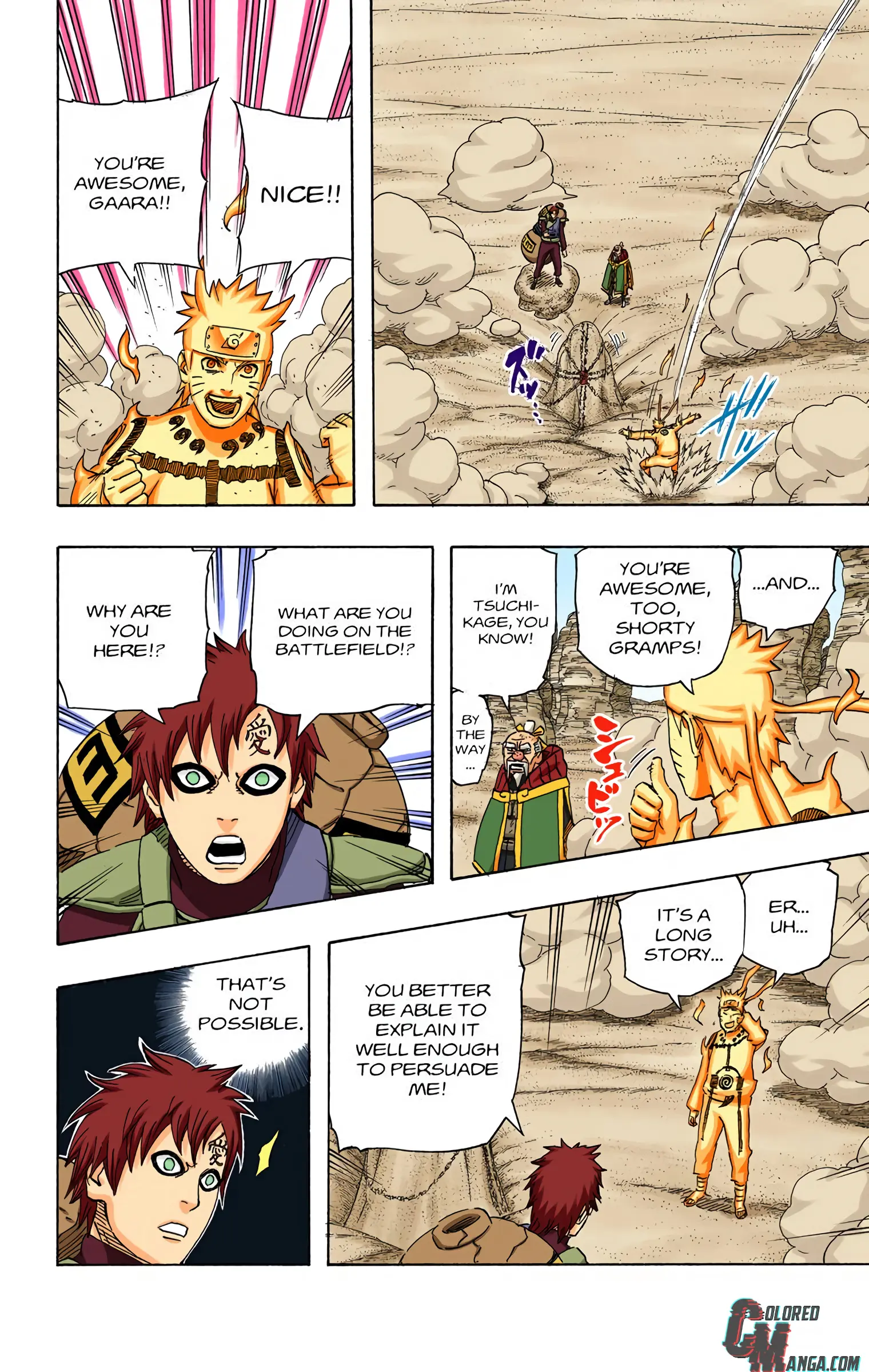 Naruto Colored Manga Online, chapter 553, page 7