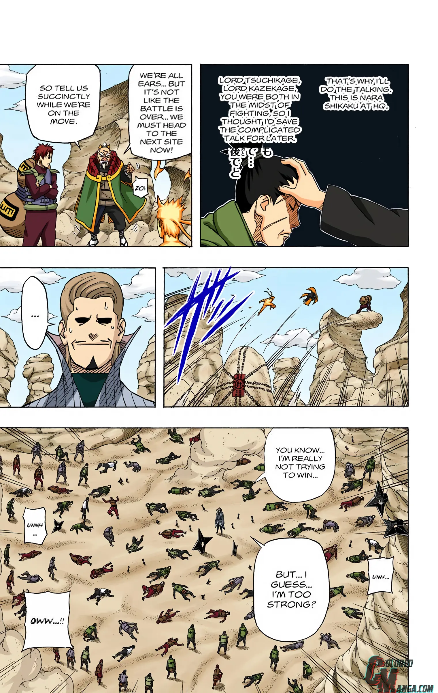 Naruto Colored Manga Online, chapter 553, page 8