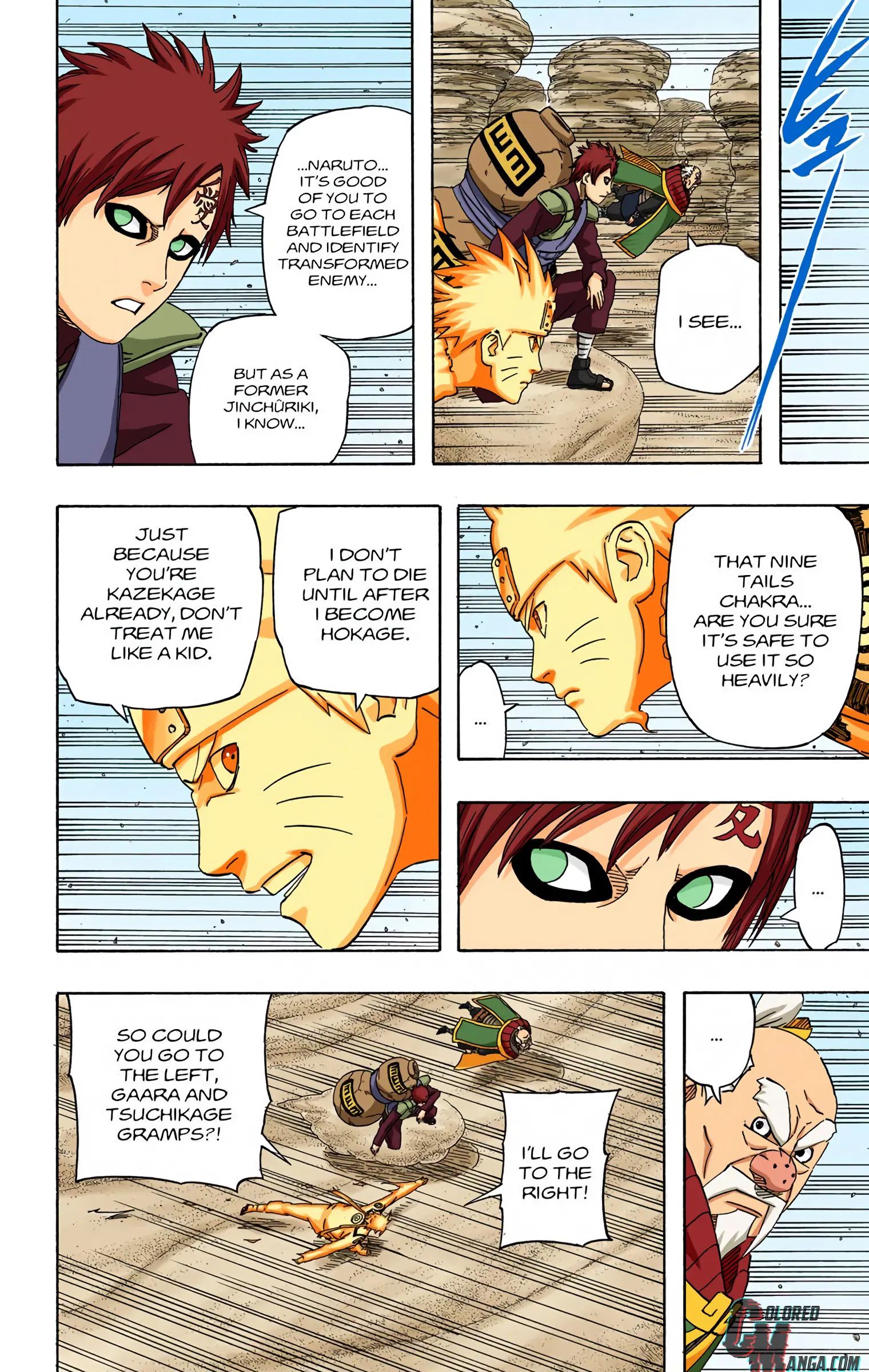Naruto Colored Manga Online, chapter 553, page 9